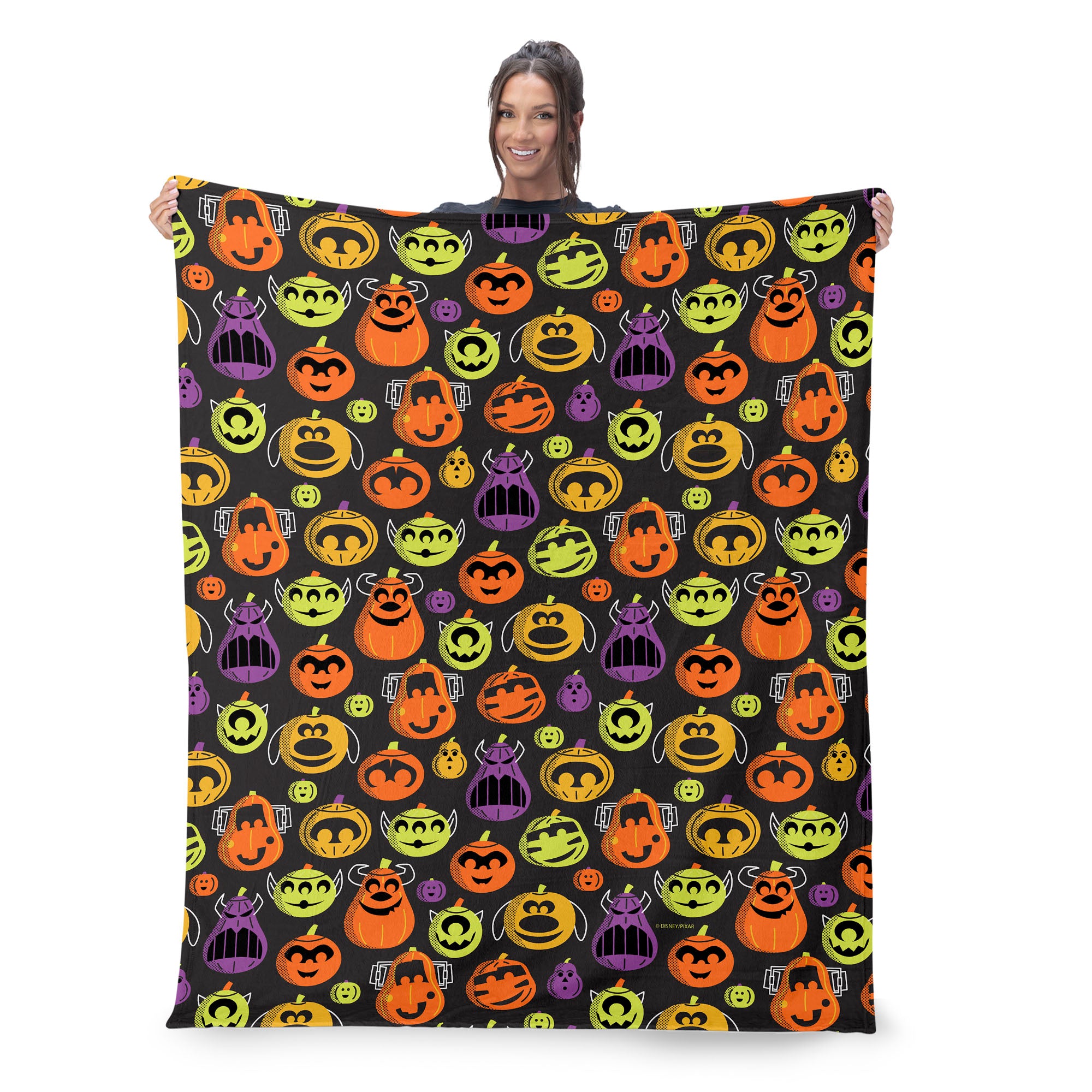 Disney Pixar Jack-o'-lanterns Silk Touch Throw Blanket 50X60 Inches