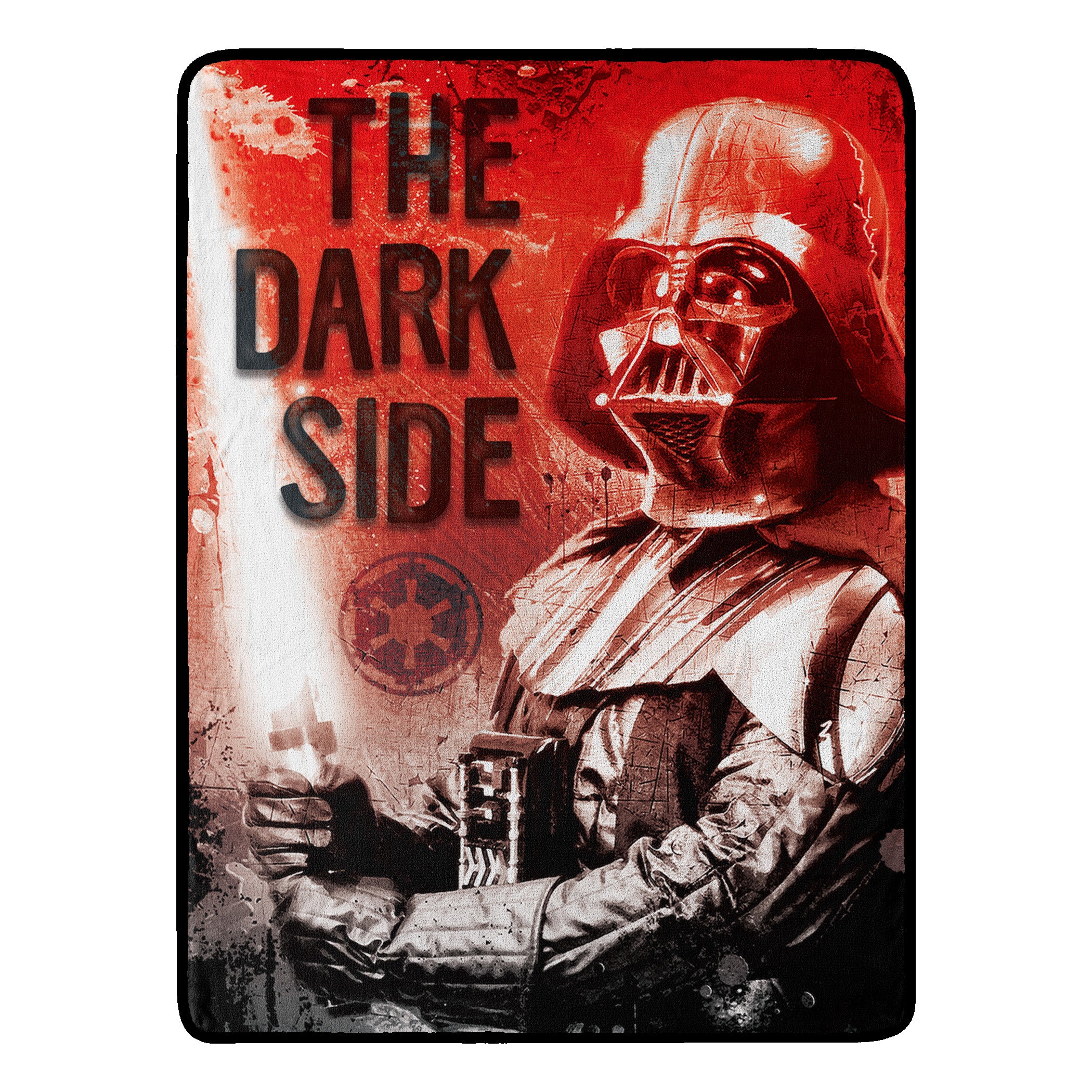 Disney Star Wars Classic Galaxy Ruler Micro Raschel Throw Blanket 46x60 Inches