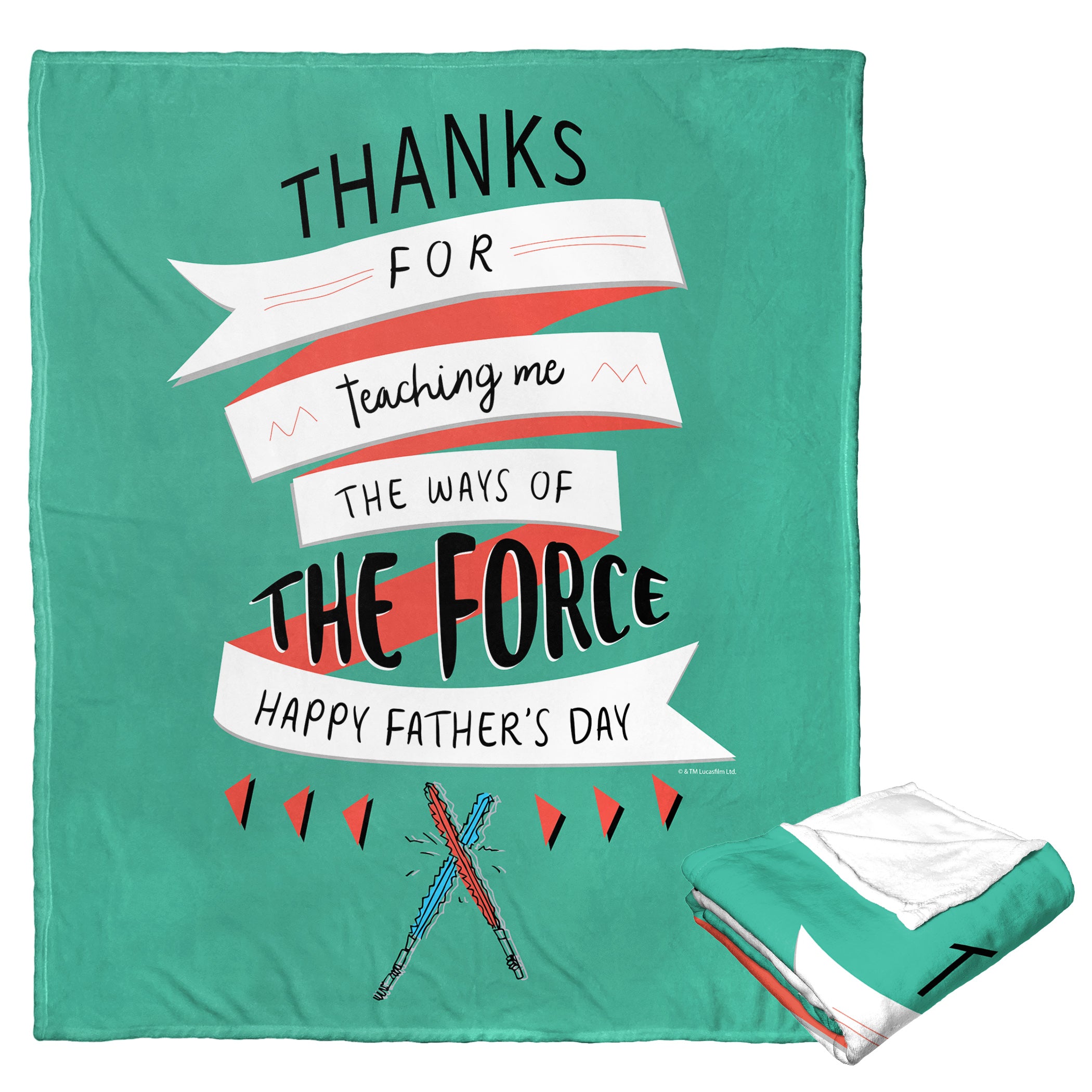 Disney Star Wars Classic The Ways Of The Force Silk Touch Throw Blanket 50x60 Inches