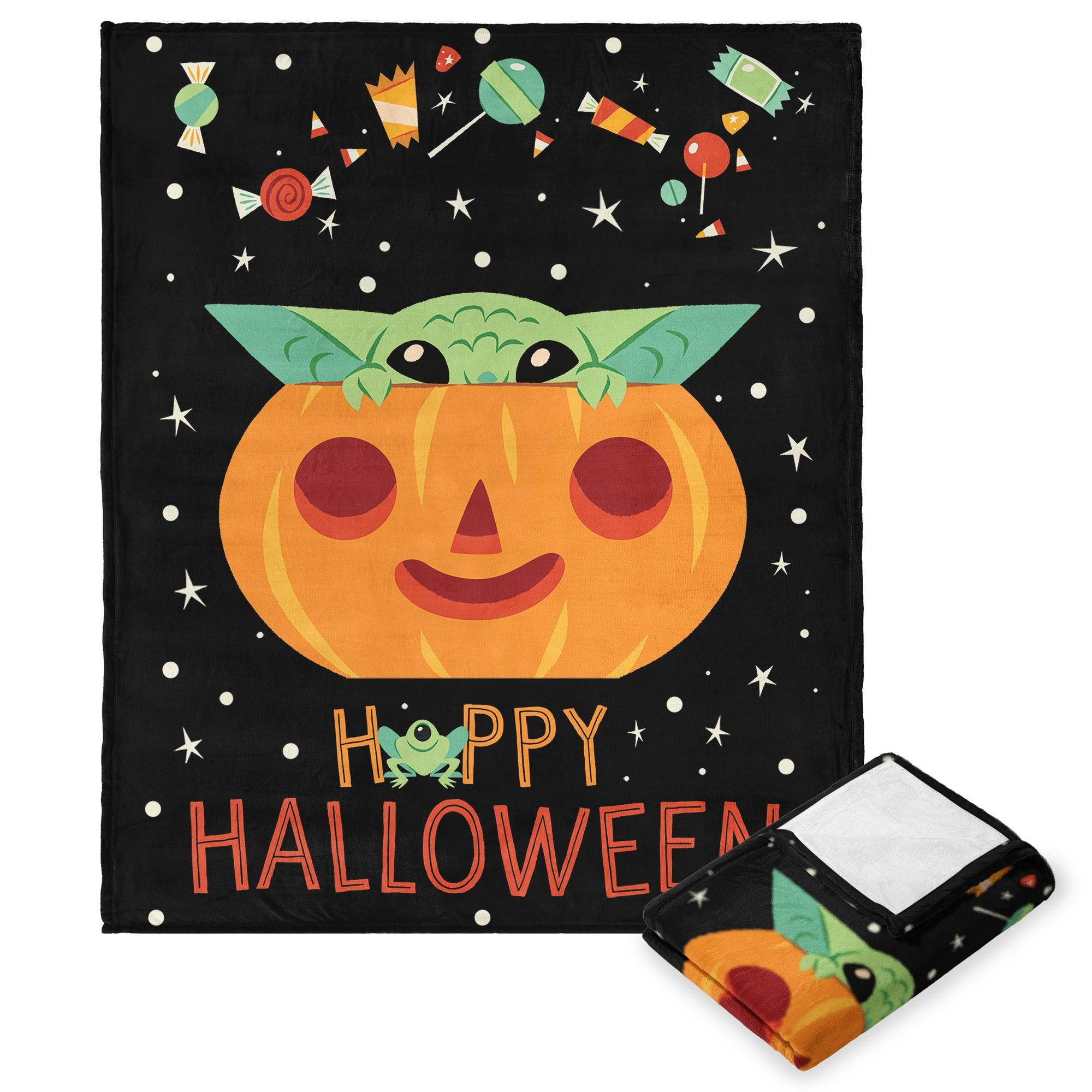 Disney Star Wars Happy Halloween Silk Touch Throw Blanket 50x60 Inches