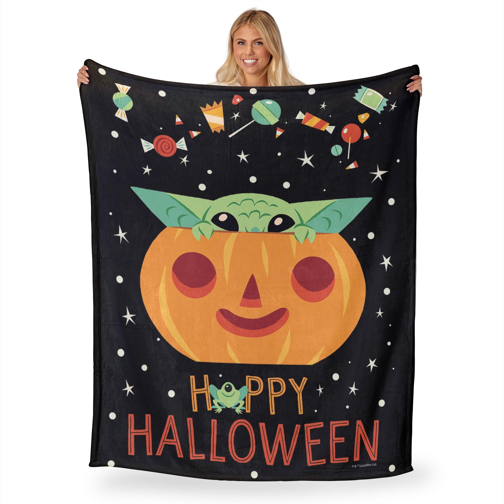 MLB Halloween shops Blanket LA Dodgers Pumpkin Throw