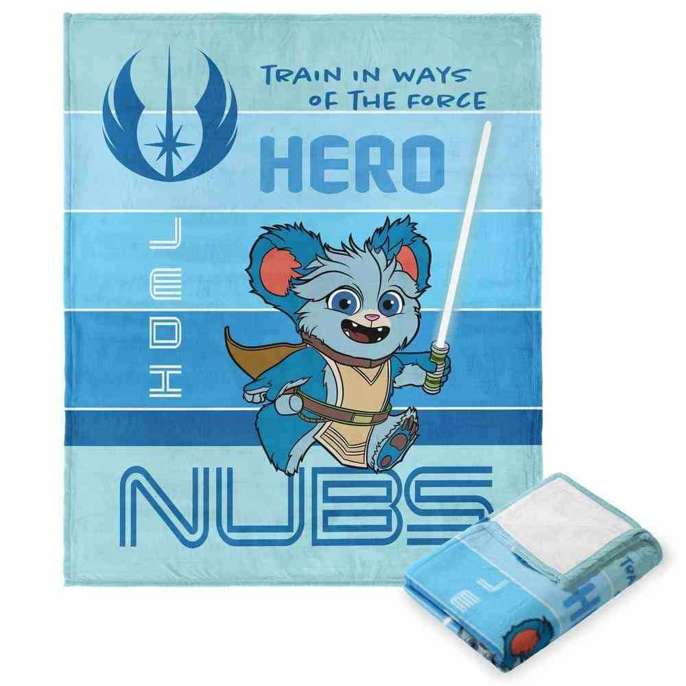 Disney Star Wars Young Jedi Nubs Silk Touch Throw Blanket 50x60 Inches