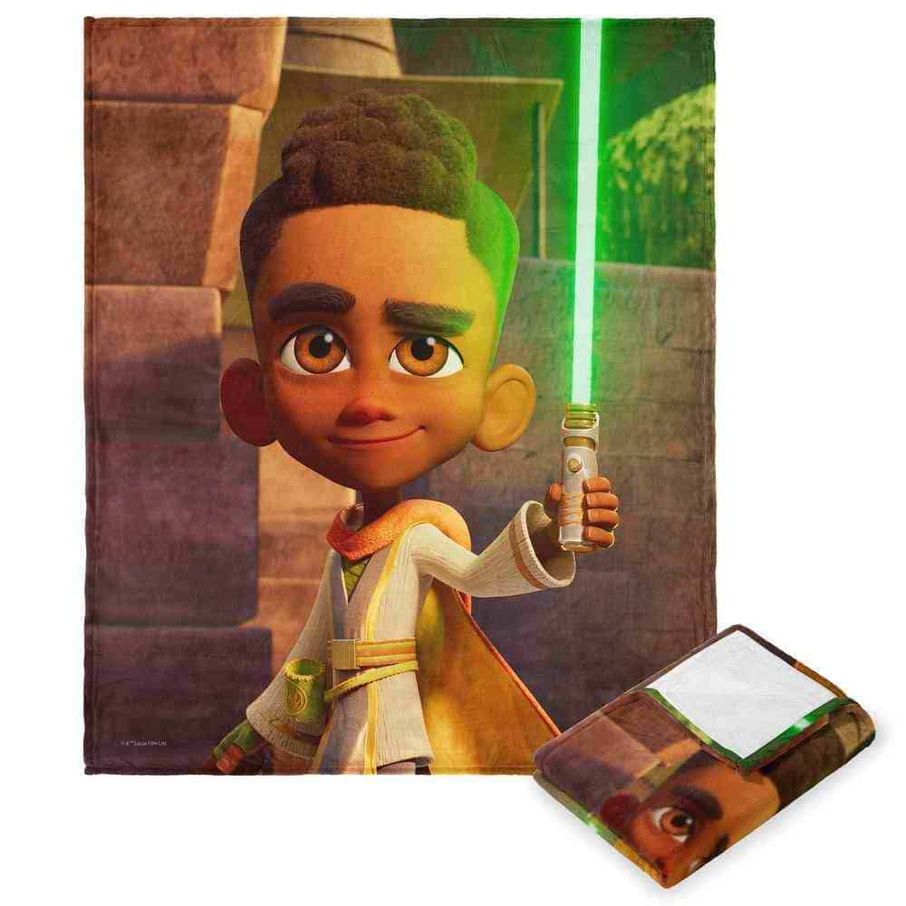 Disney Star Wars Young Jedi Future Jedi Knight Silk Touch Throw Blanket 50x60 Inches