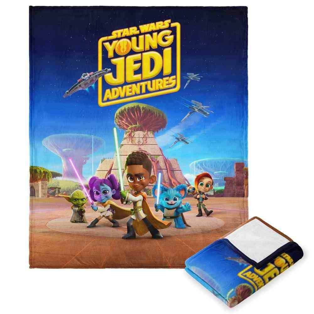 Disney Star Wars Young Jedi Young Jedi Adventures Silk Touch Throw Blanket 50x60 Inches