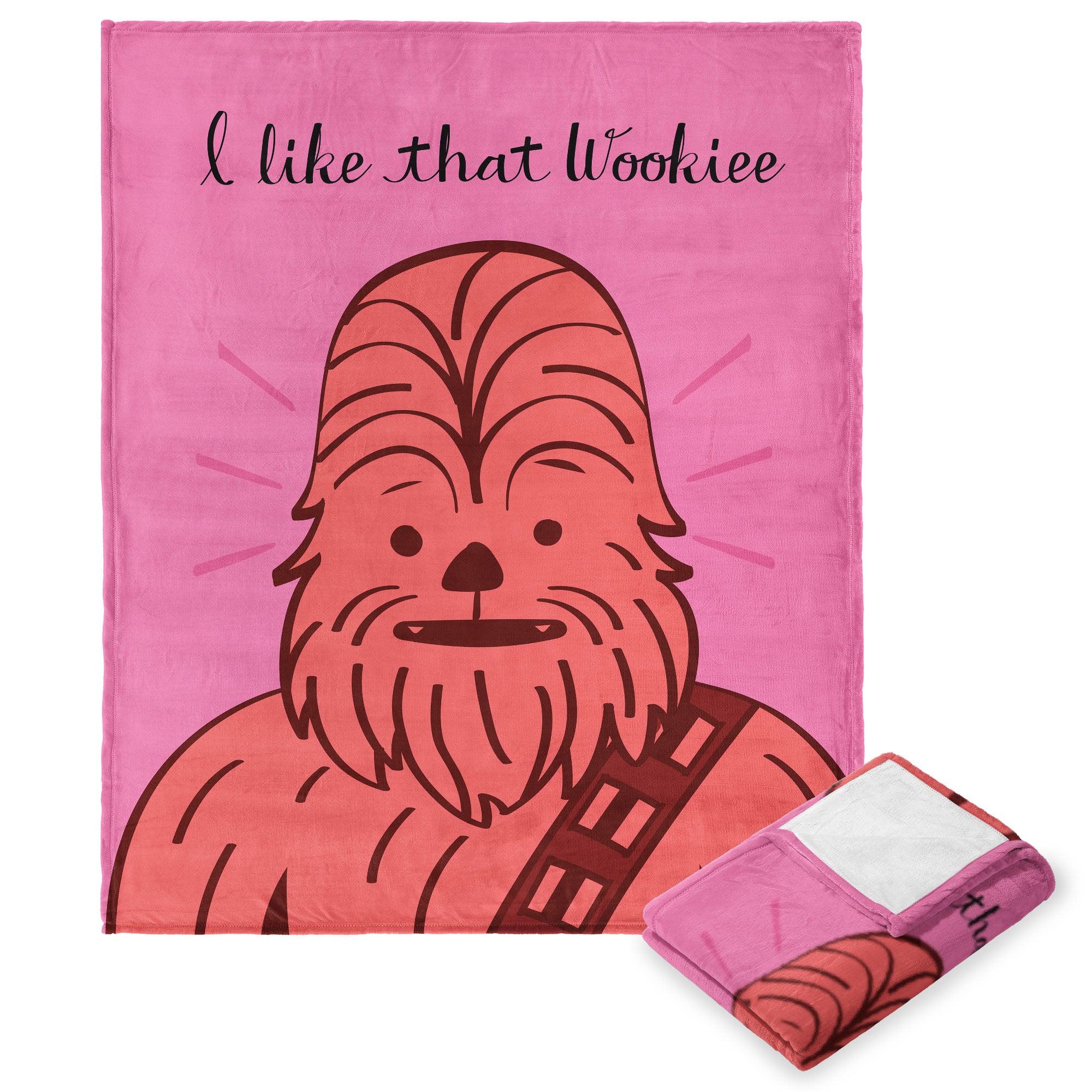 Disney Star Wars Classic That Wookie Silk Touch Throw Blanket 50x60 Inches