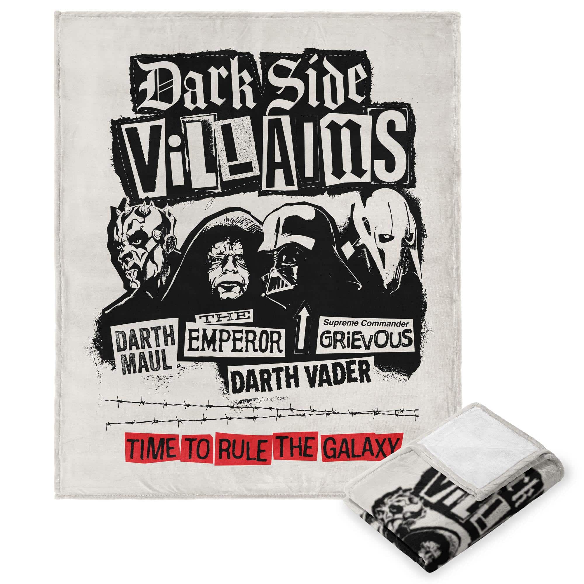 Disney Star Wars Dark Side Villains Silk Touch Throw Blanket 50x60 Inches