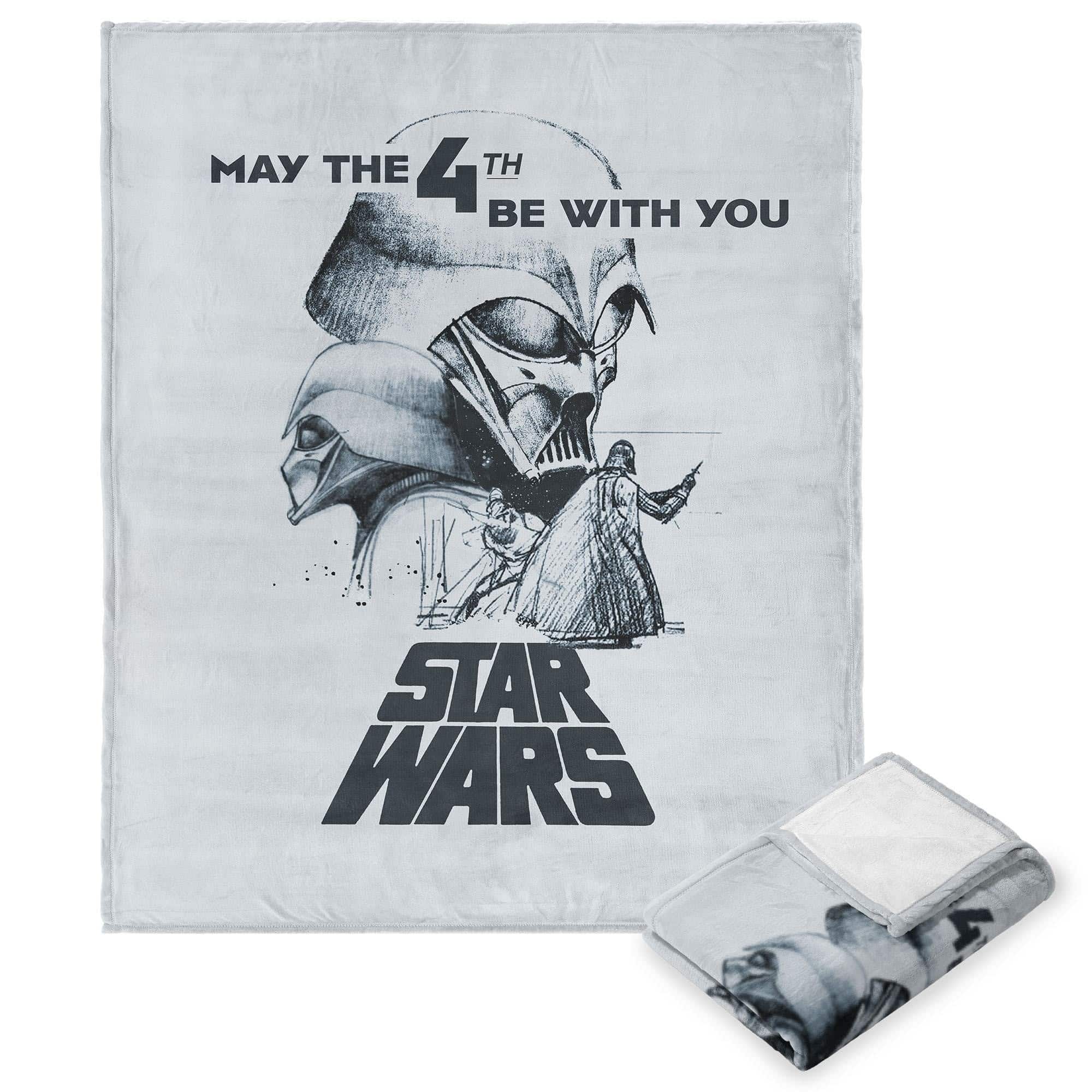 Disney Star Wars Vader's Force Silk Touch Throw Blanket 50x60 Inches