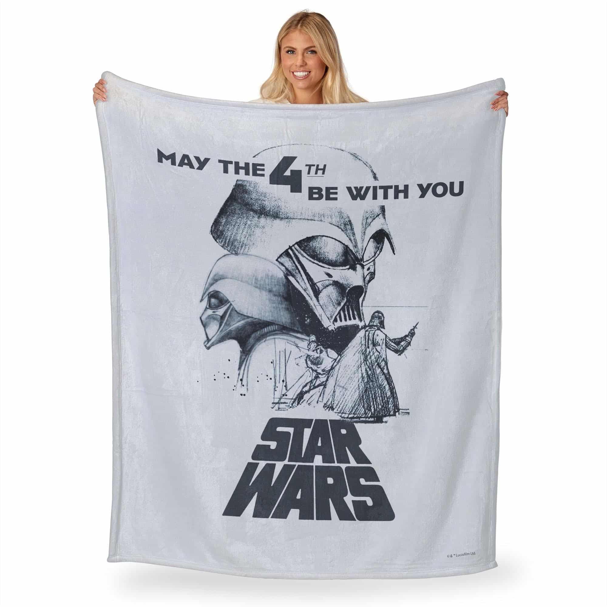 Disney Star Wars Vader's Force Silk Touch Throw Blanket 50x60 Inches