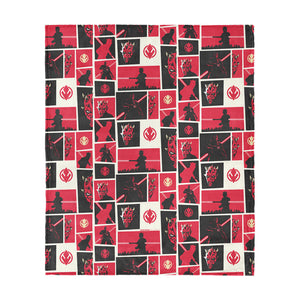 Lucas Star Wars Maul Shadow Lord Dark Side Pattern Silk Touch Throw Blanket 50x60 inches