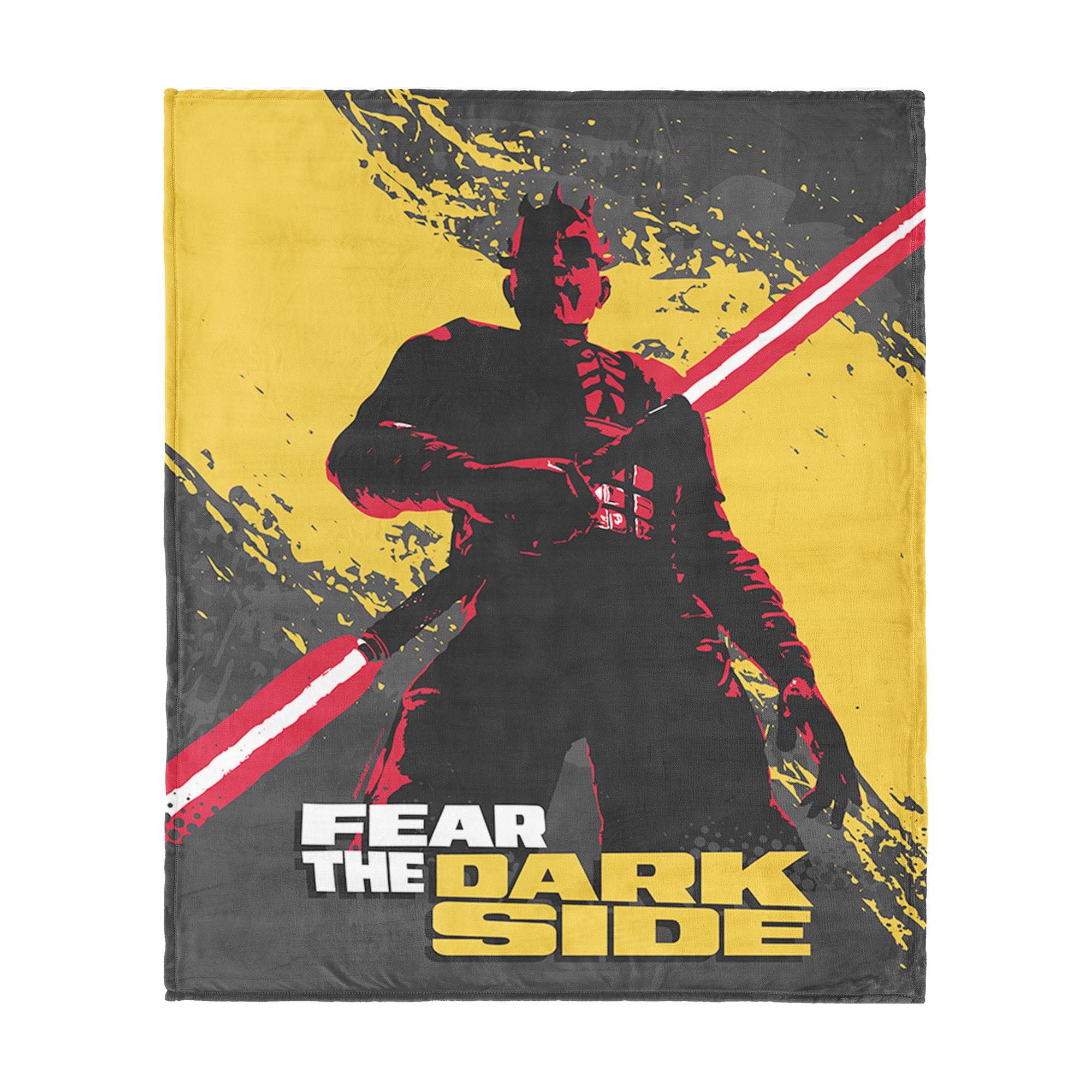 Lucas Star Wars Maul Shadow Lord Fear The Dark Side Silk Touch Throw Blanket 50x60 inches