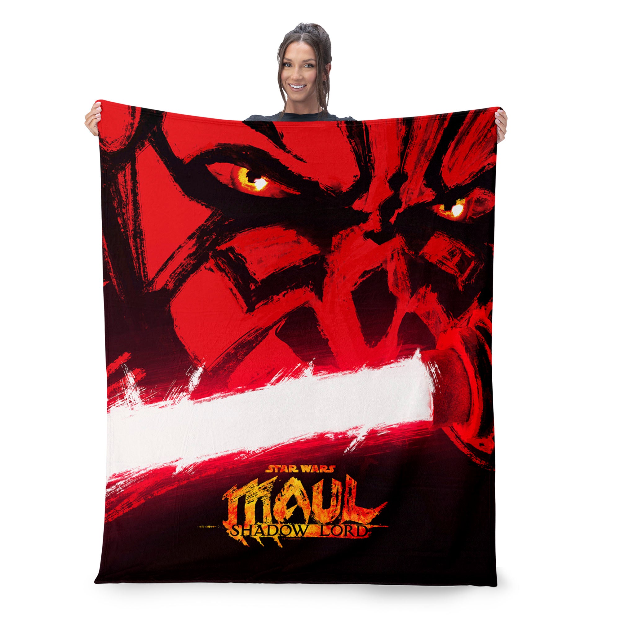 Lucas Star Wars Maul Shadow Lord Shadow Lord Poster Silk Touch Throw Blanket 50x60 inches