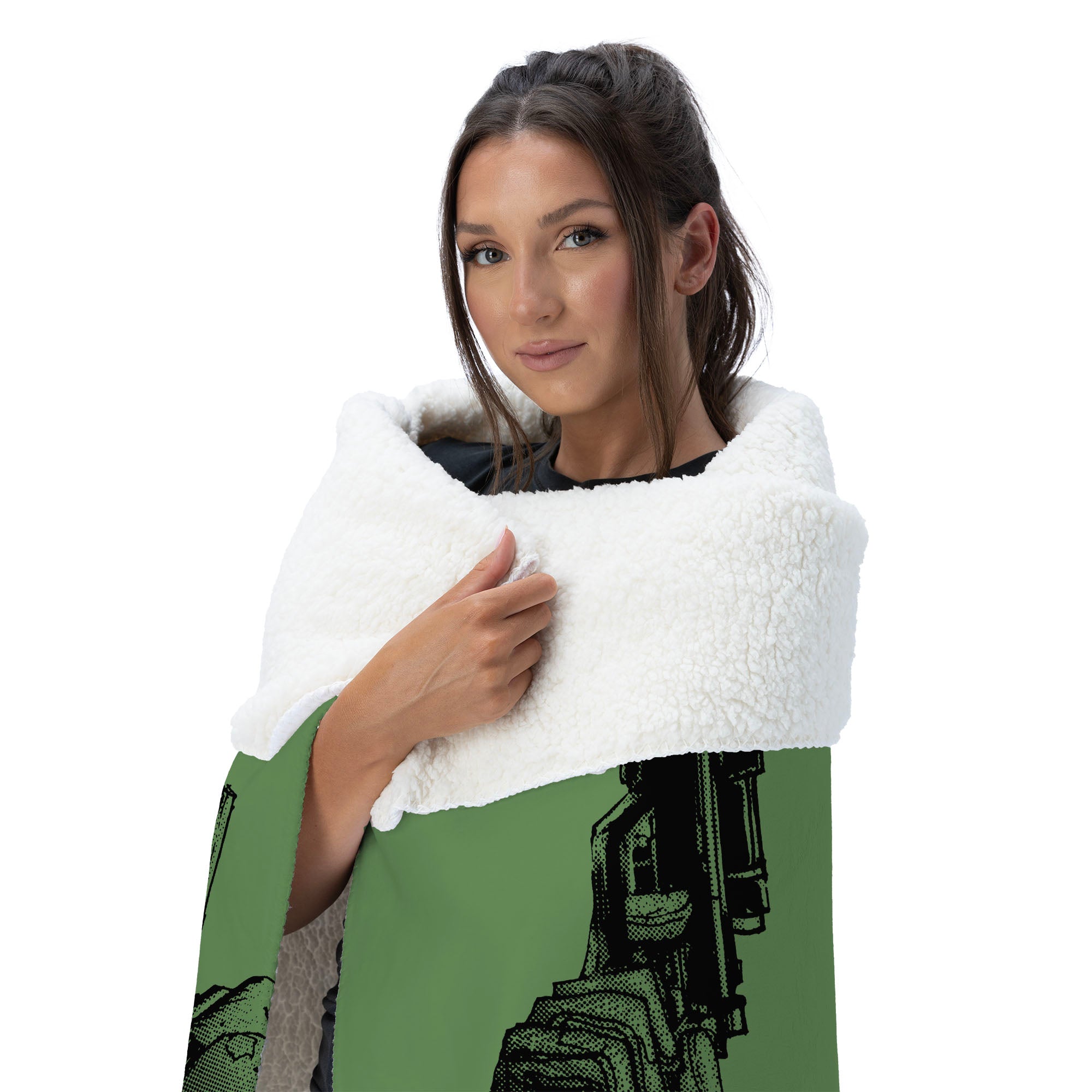 Disney Star Wars Classic Comic Books Boba Fett  Silk Touch Sherpa Throw Blanket 50X60 Inches