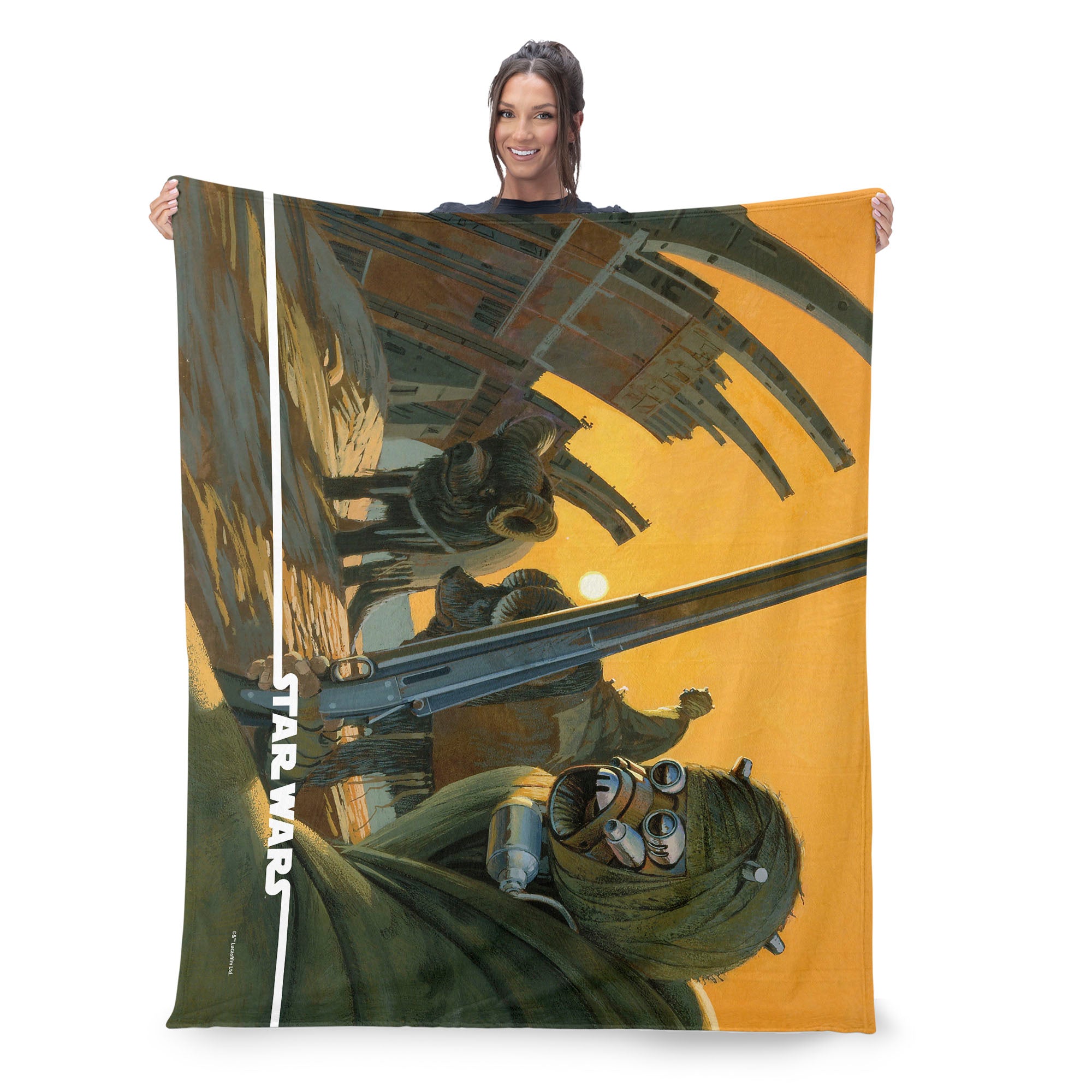 Throw Blanket Mandalorian Tapestry Disney Star Wars Classic