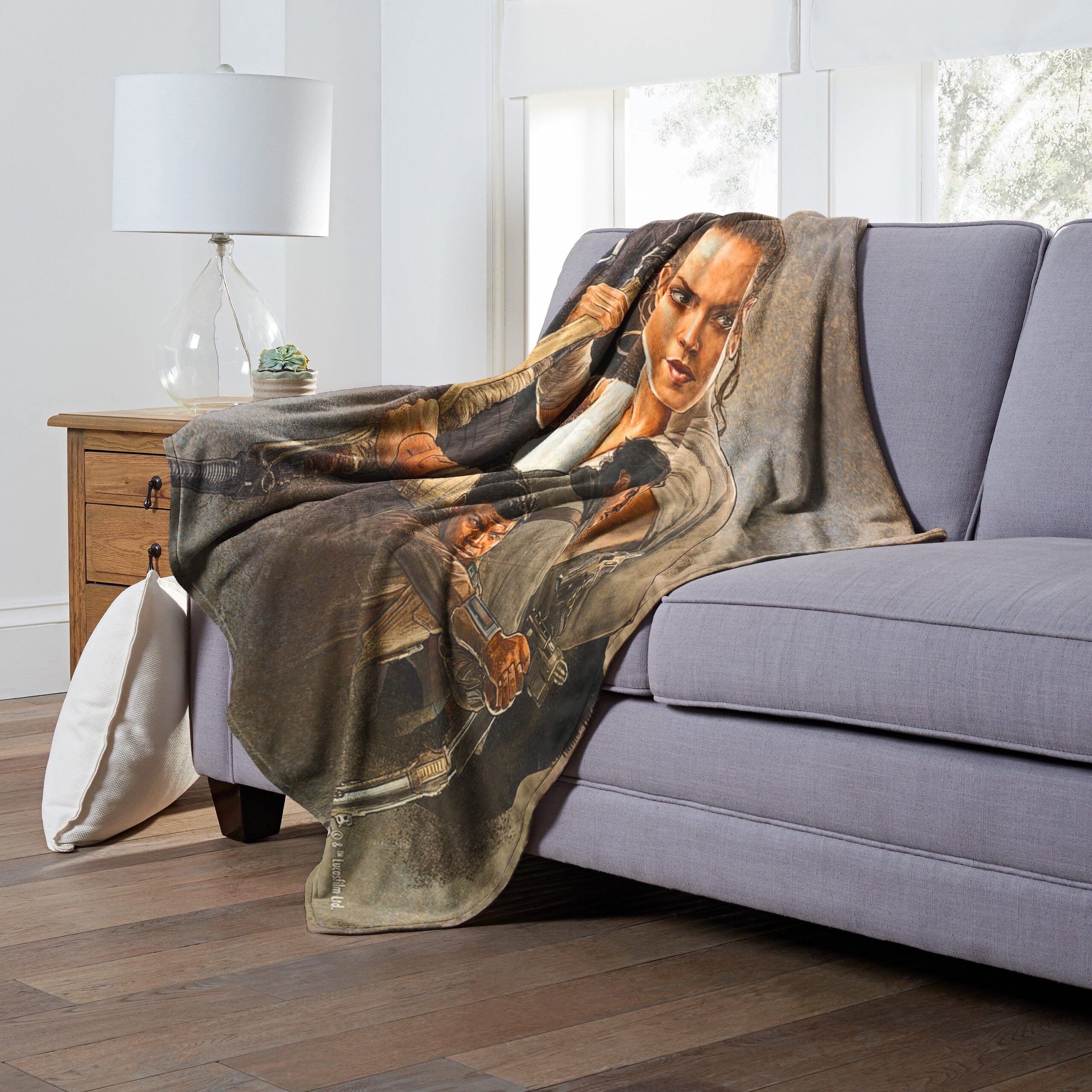 Disney Star Wars Rise Of Sky Walker Silk Touch Throw Blanket 50x60 Inches