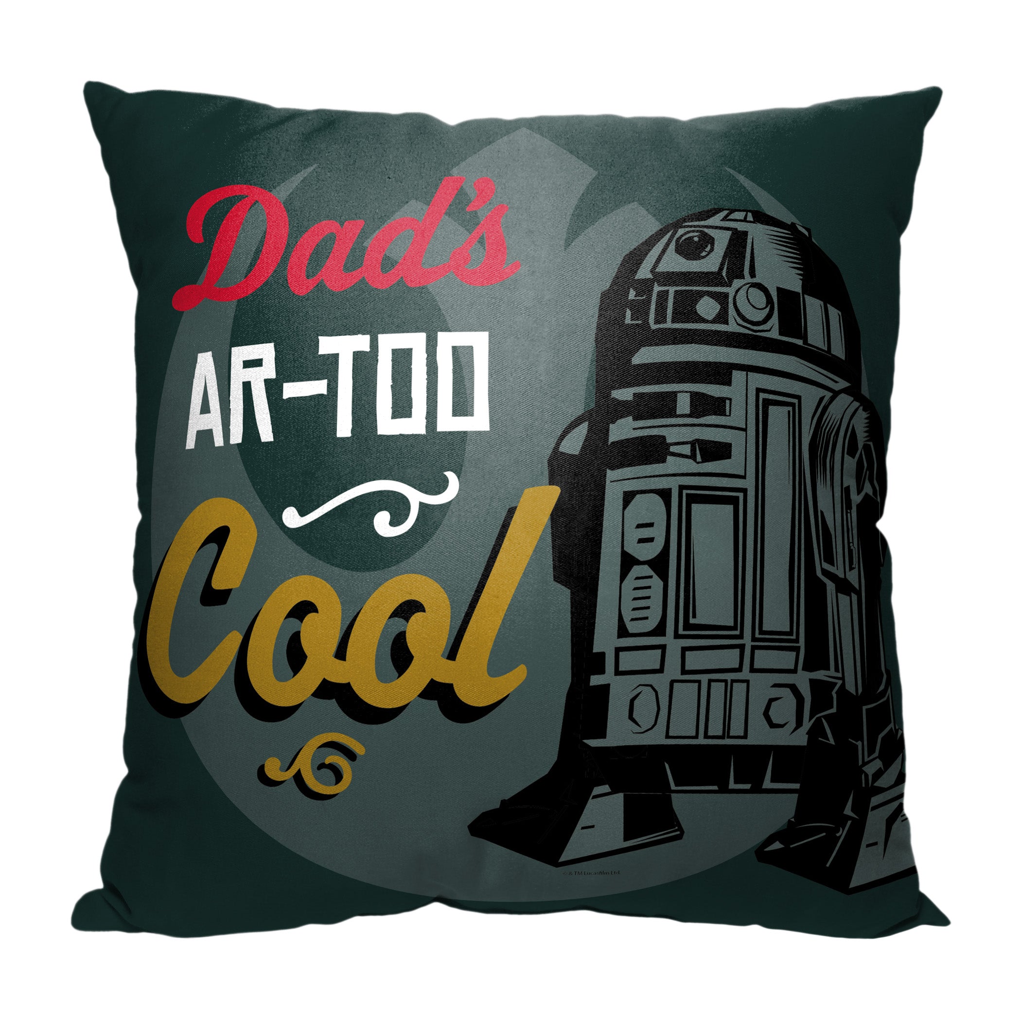 Disney Star Wars Classic Ar Too Cool Throw Pillow 18x18 Inches