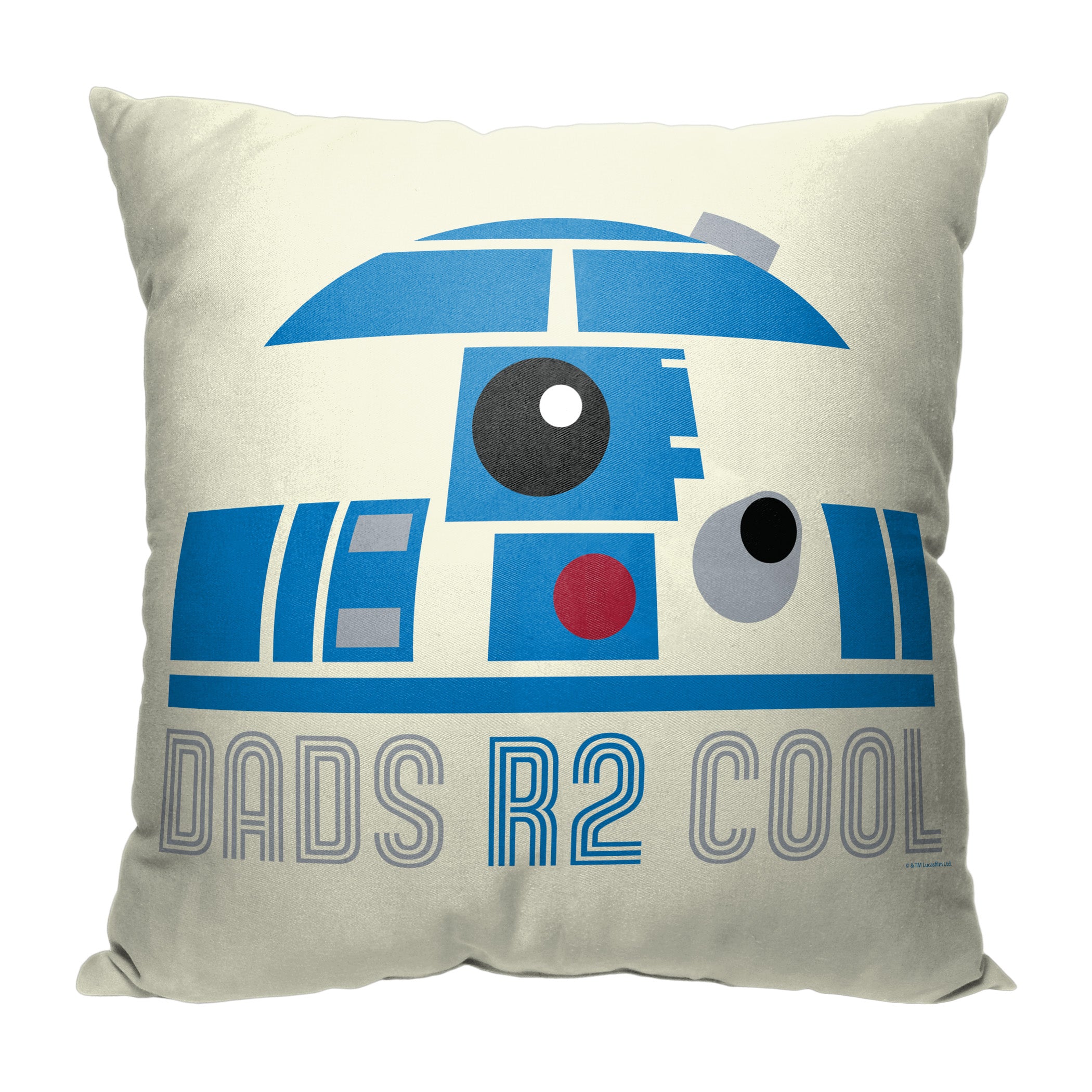 Disney Star Wars Classic R2 Cool Throw Pillow 18x18 Inches