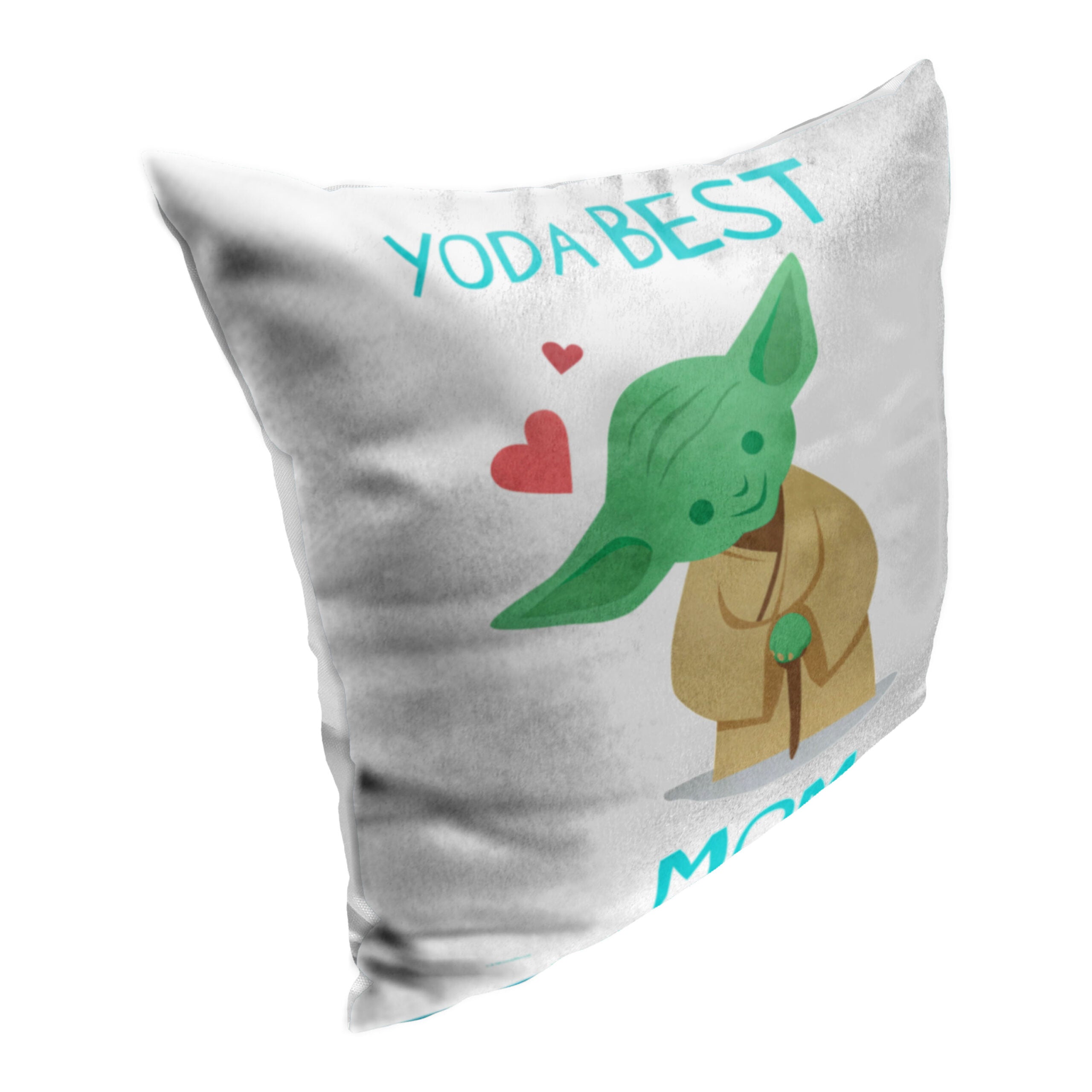 Disney Star Wars Classic Yoda Best Mom Throw Pillow 18x18 Inches