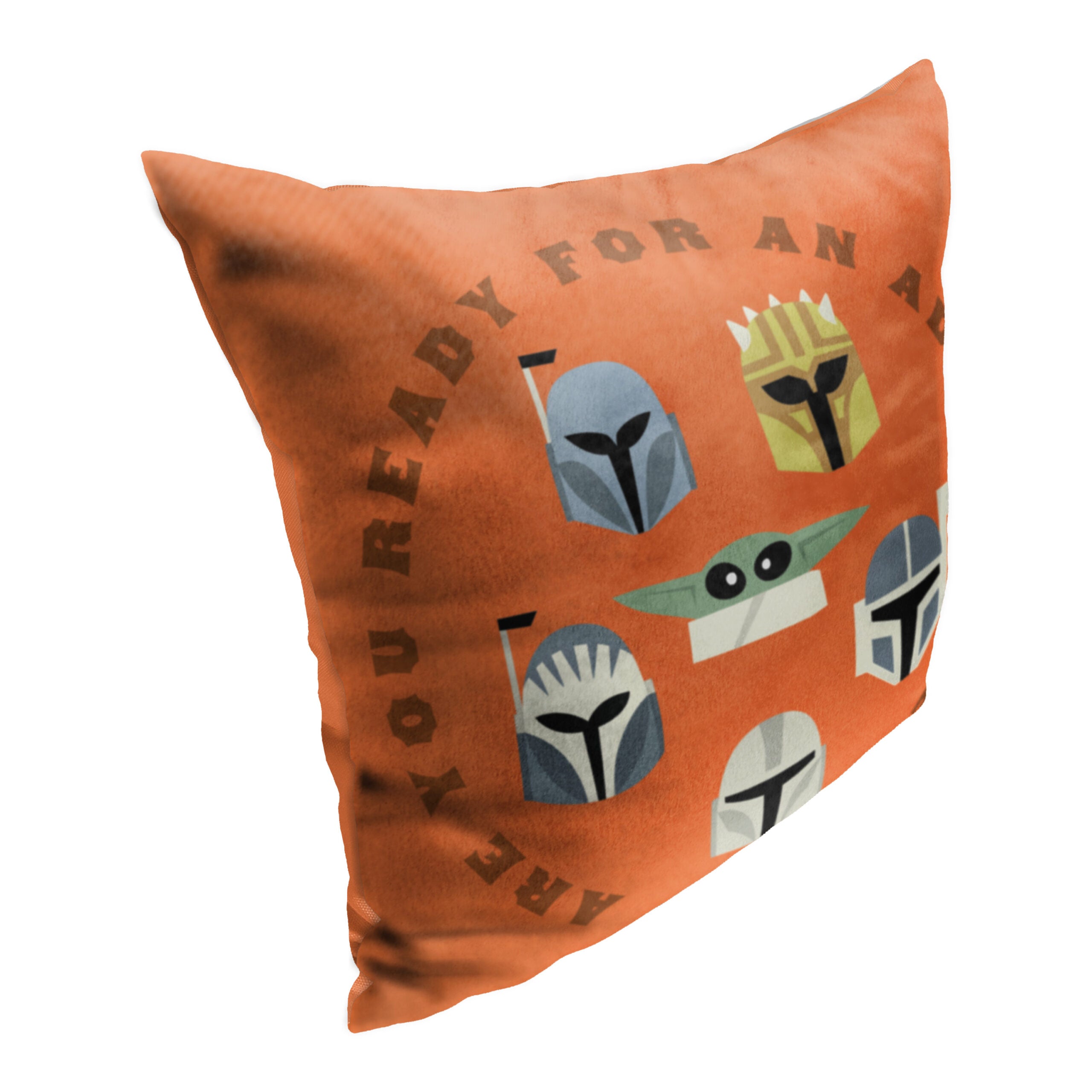 Disney Star Wars The Mandalorian Adventure With The Mandos Throw Pillow 18x18 Inches