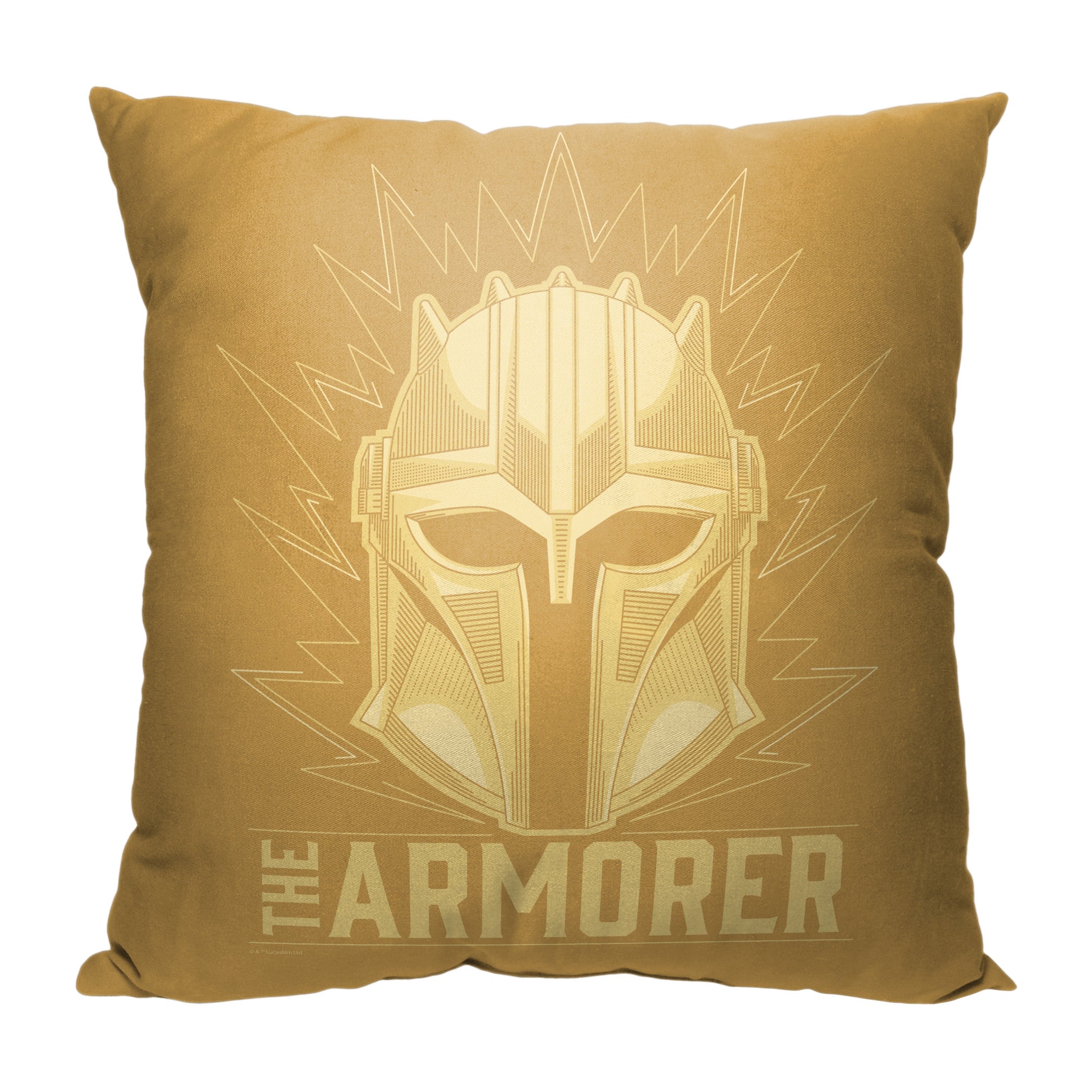 Disney Star Wars The Mandalorian The Armorer Throw Pillow 18x18 Inches