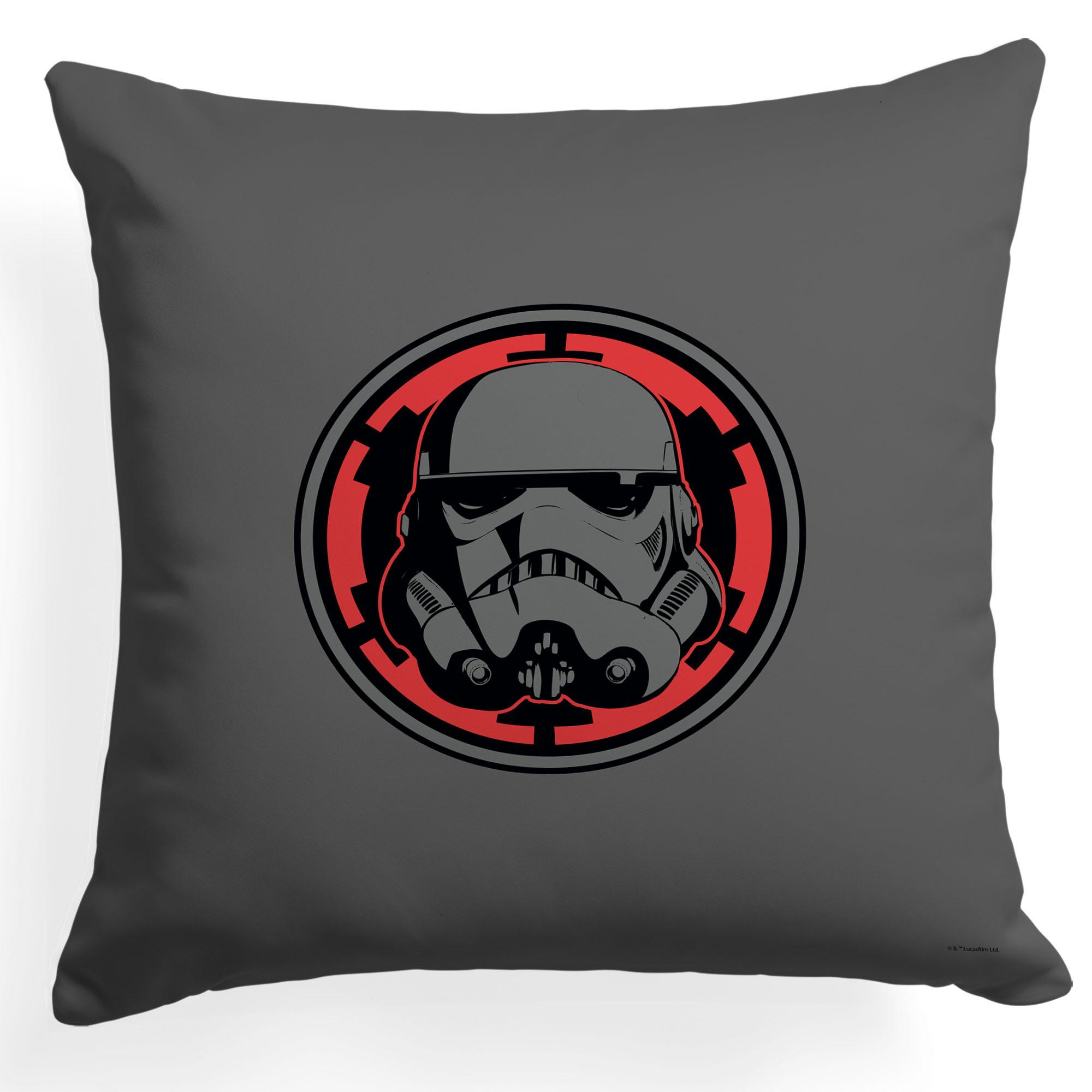 Disney Star Wars Trooper Badge Throw Pillow 18x18 Inches