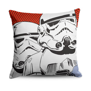 Disney Star Wars Classic Star Wars Pop Art Storm Trooper Throw Pillow 18x18 Inches