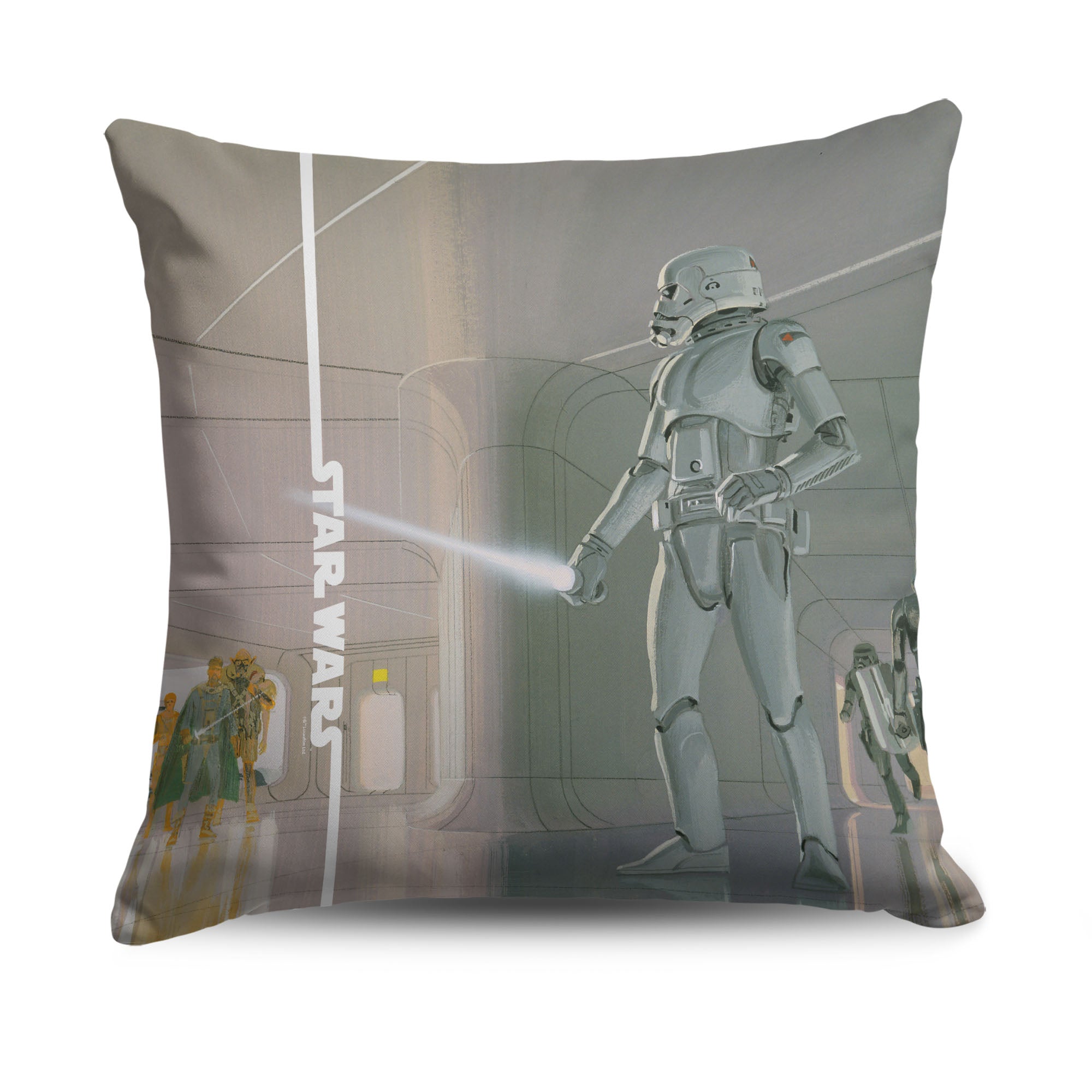 Disney Star Wars Classic Concepts Stormtrooper Throw Pillow 18X18 Inches