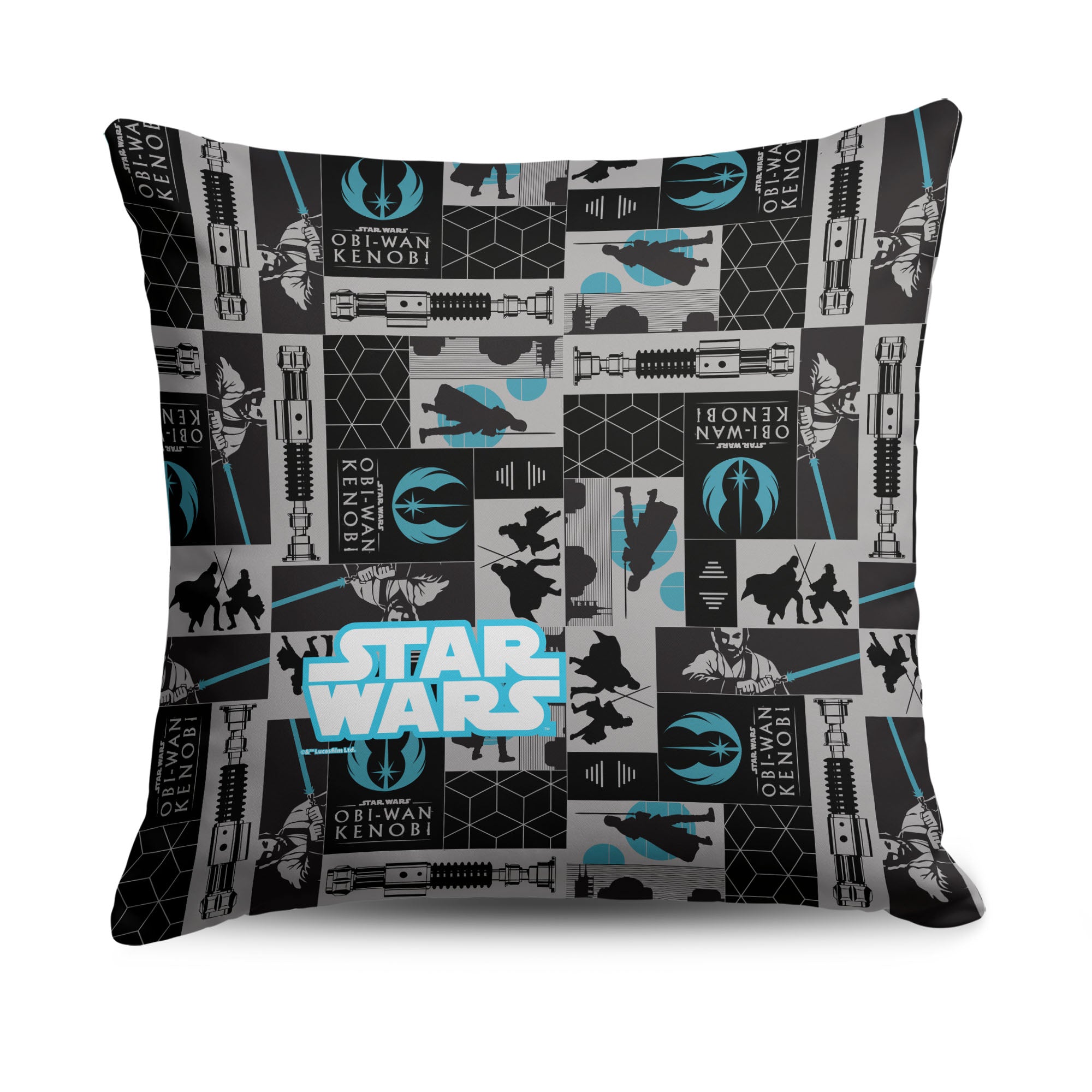 Disney Obi-Wan Obi-Wan Patterns Throw Pillow 18X18 Inches