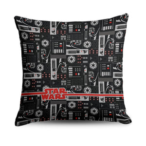 Star Wars Repeats And Patterns Darth Vader Throw Pillow 18X18 Inches