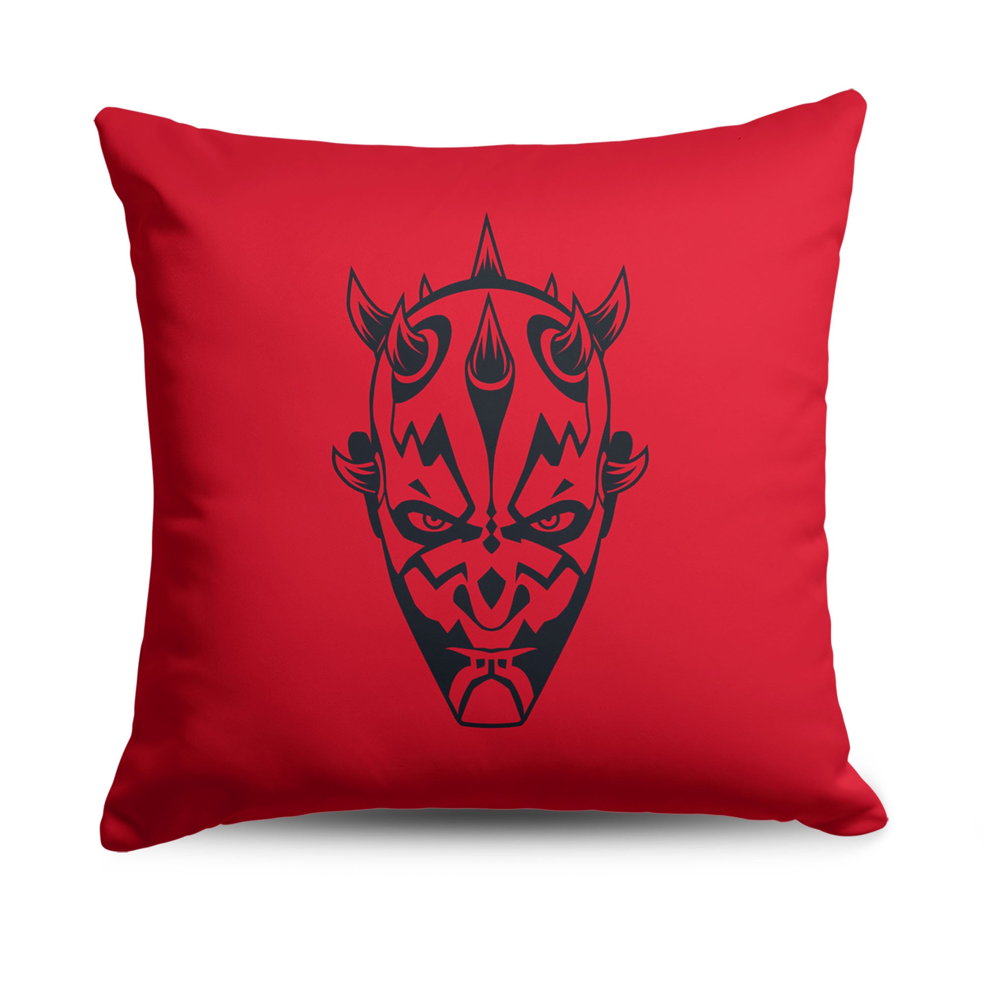Lucas Star Wars Maul Shadow Lord Sith Pattern Throw Pillow 18x18 inches