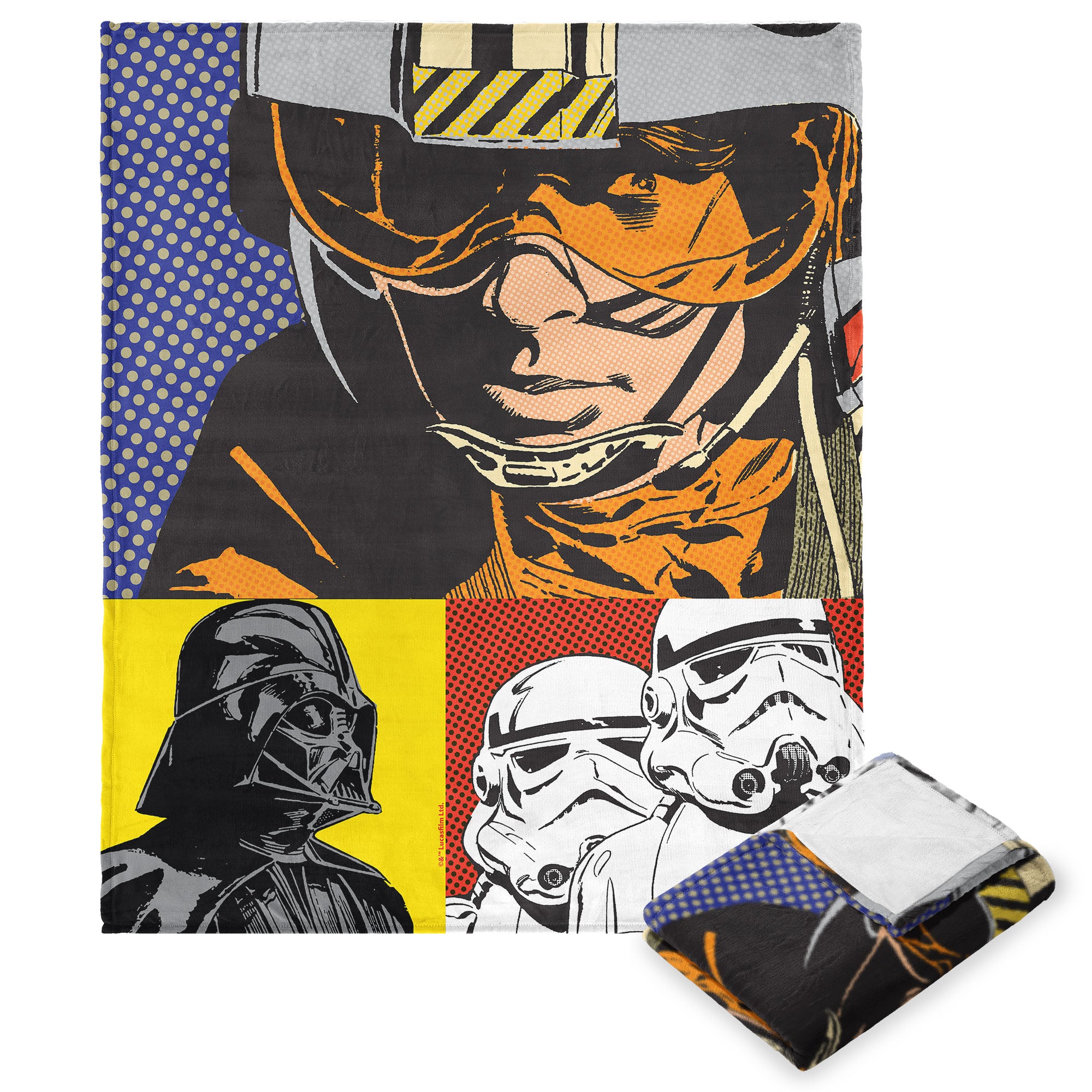 Dark Vader/Storm Trooper/Star Wars Fleece cheapest Tie Blanket