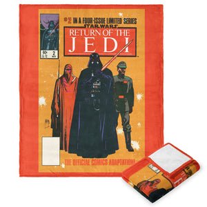 Disney Star Wars Classic Comic Books Empire Silk Touch Throw Blanket 40X50 Inches