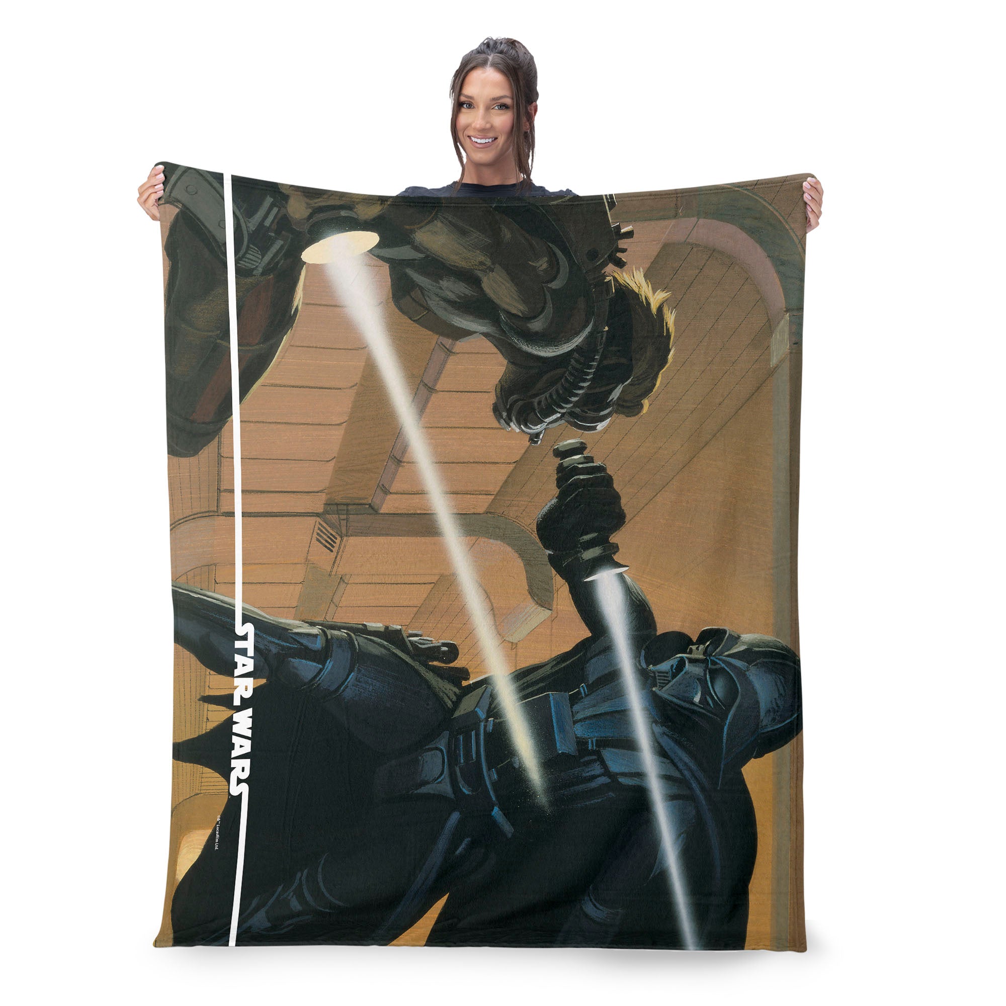 Disney Star Wars Classic Concepts Darth Vader Silk Touch Throw Blanket 40X50 Inches