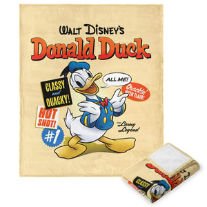 Disney Donald Duck Living Legend Silk Touch Throw Blanket 50x60 Inches