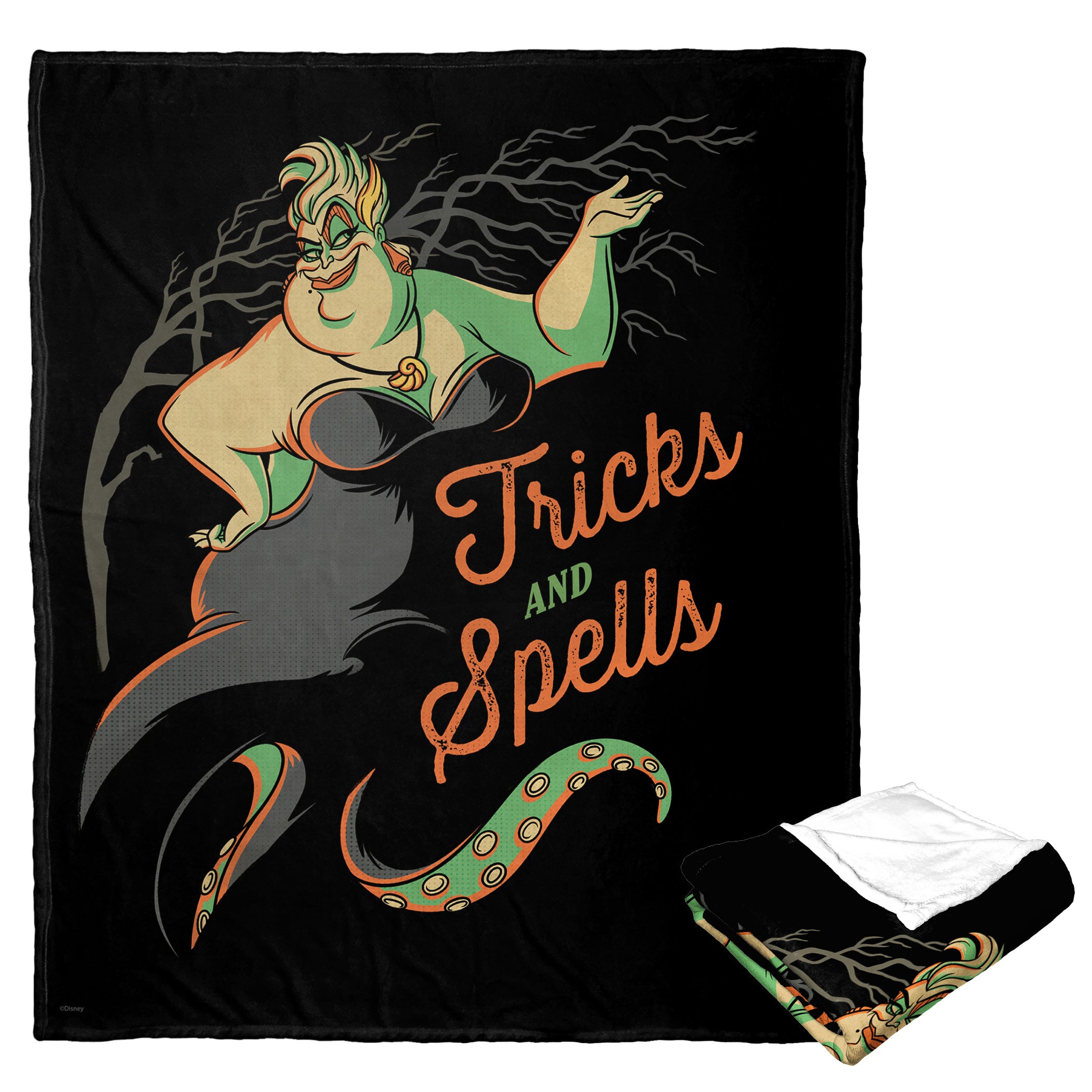 Disney Villains Tricks And Spells Silk Touch Throw Blanket 50x60 Inches