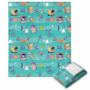 Disney Wonder of Pixar Pixar Mania Silk Touch Throw Blanket 50x60 Inches