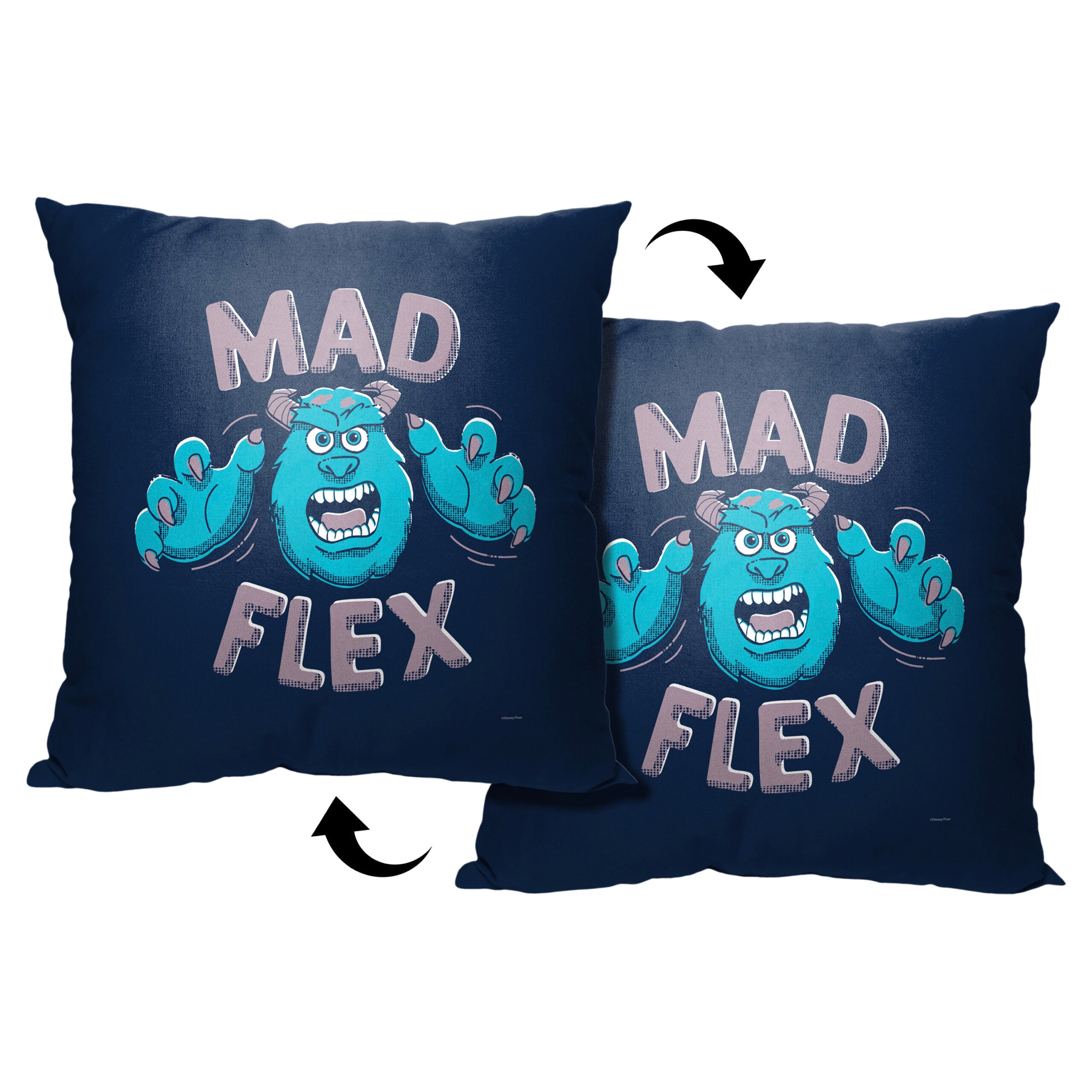 Disney Wonder of Pixar Mad Flex Throw Pillow 18x18 Inches