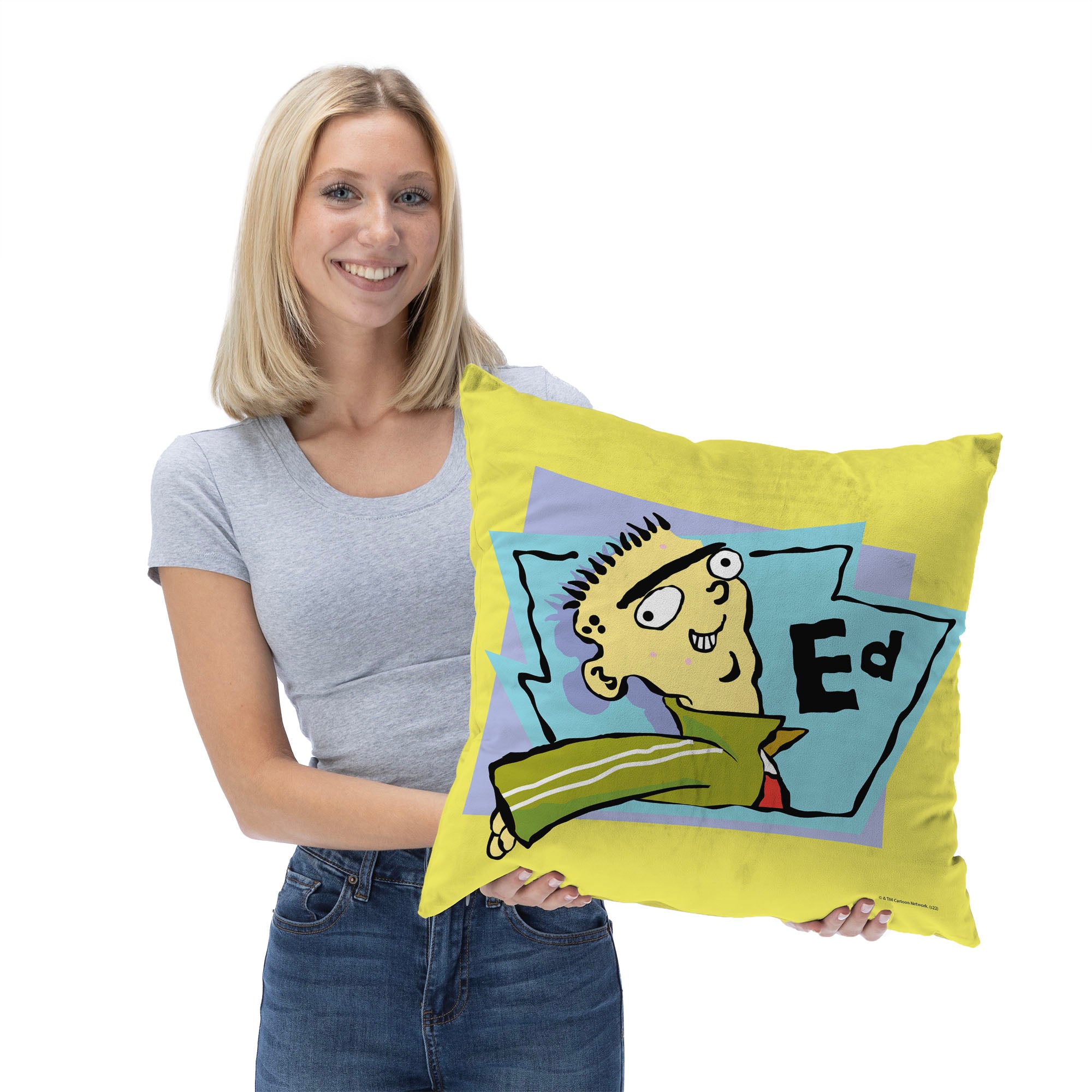 Cartoon Network Ed Edd N Eddy Ed Throw Pillow 18x18 Inches