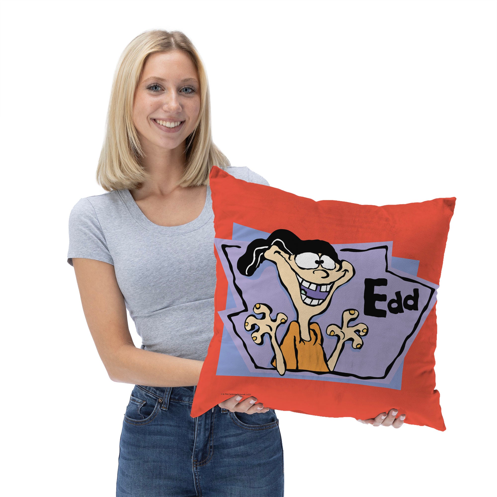 Cartoon Network Ed Edd N Eddy Edd Throw Pillow 18x18 Inches