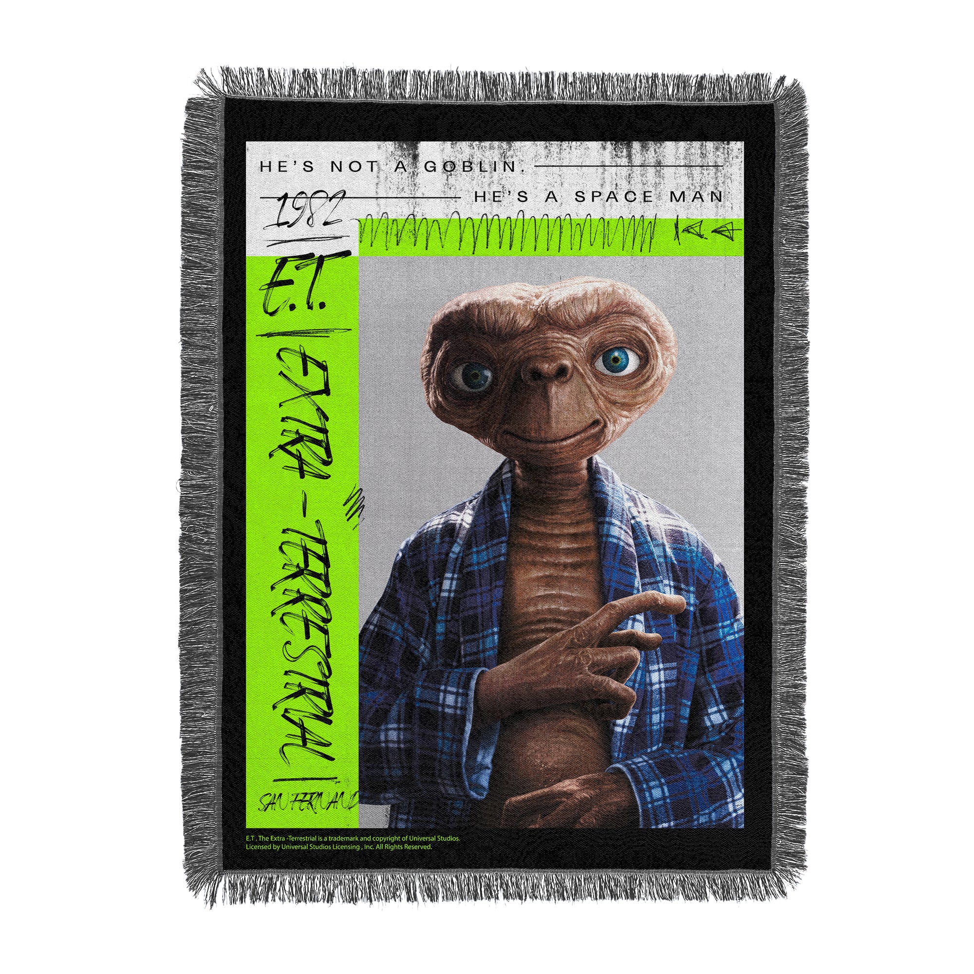 Universal Et He's not a Goblin Tapestry Throw Blanket 48x60 inches