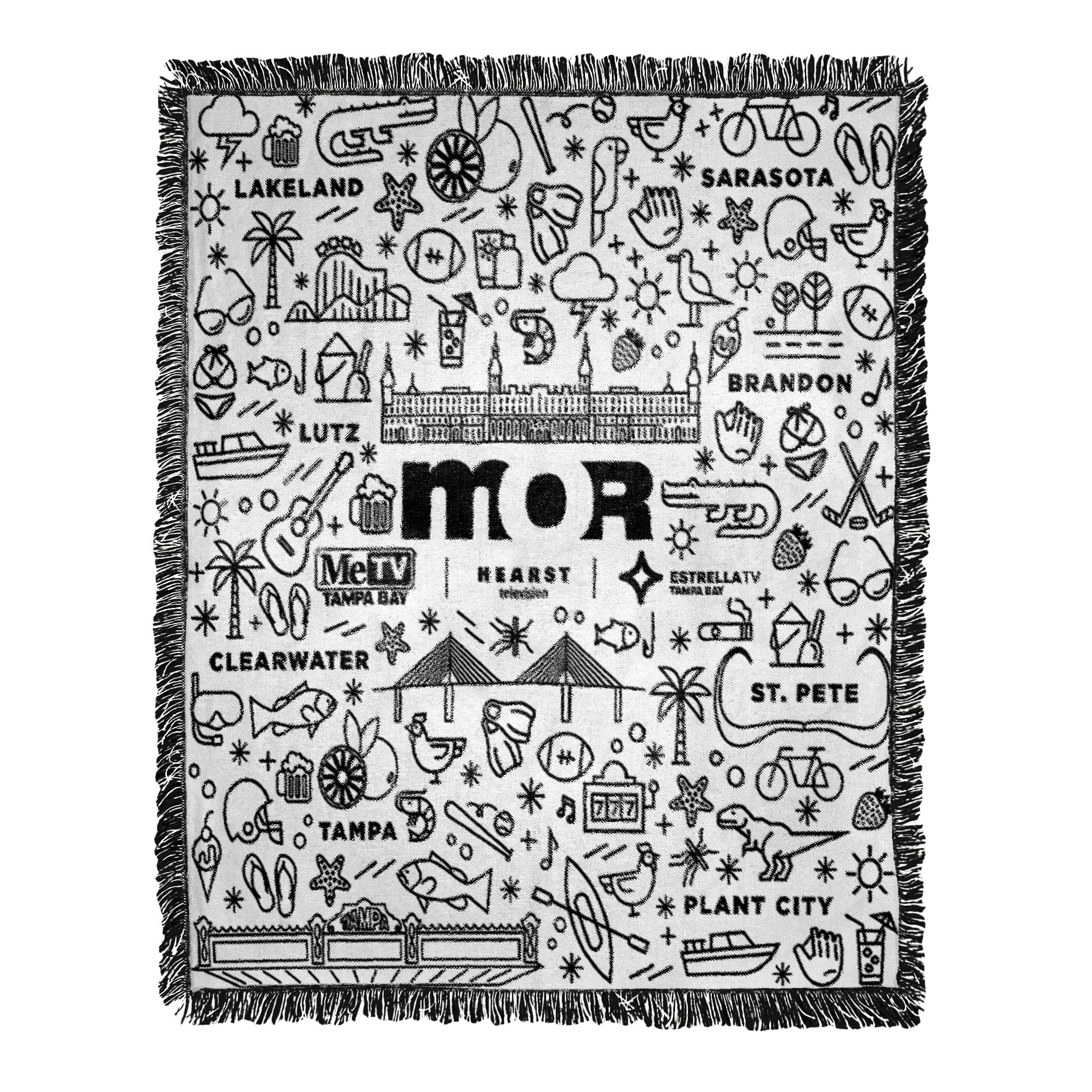 Mor Jacquard Throw Blanket 46x60 Inches