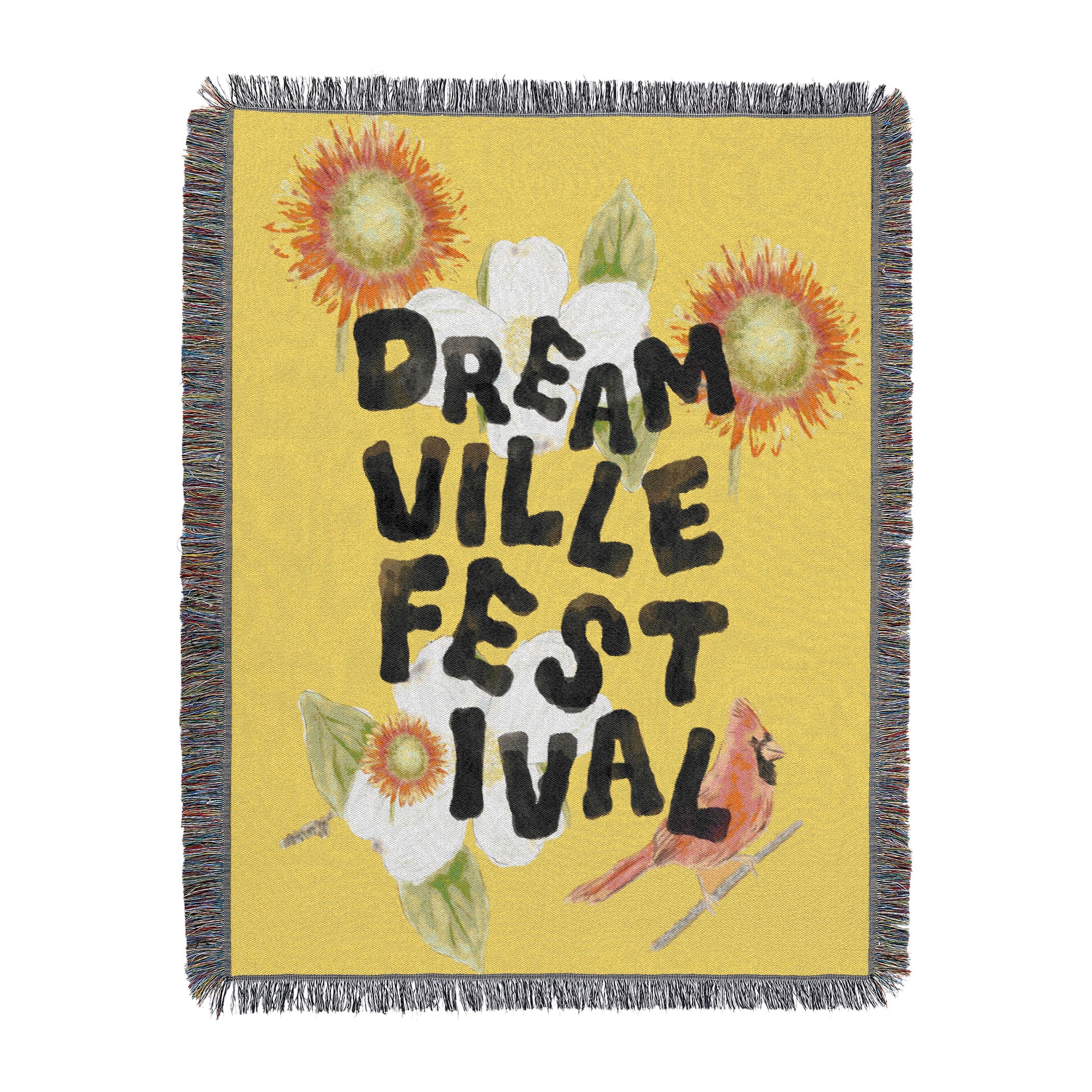 Dreamville Festivaltapestry Throw Blanket 48x60 Inches