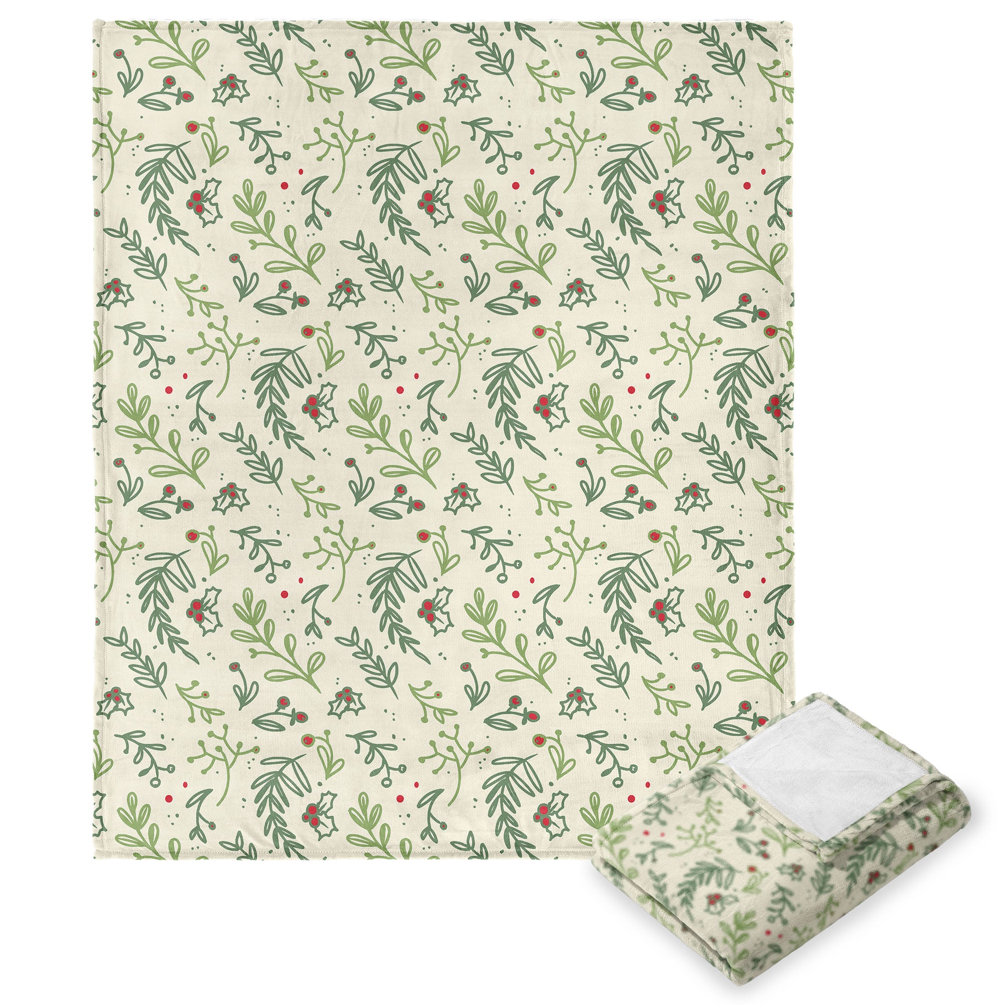 Mistletoe Silk Touch Throw Blanket 50X60 Inches