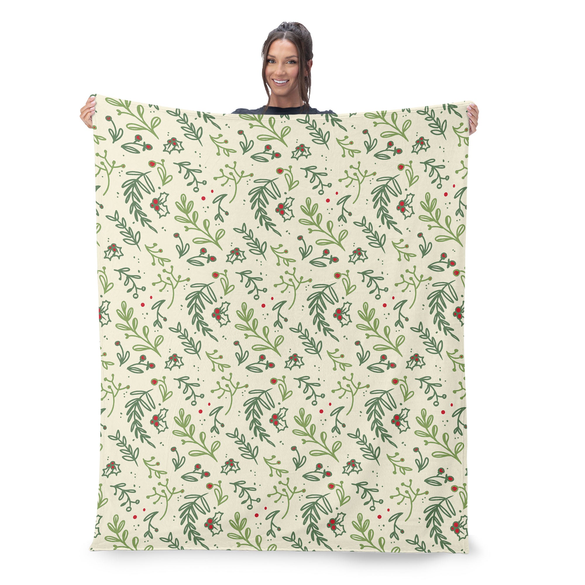 Mistletoe Silk Touch Throw Blanket 50X60 Inches