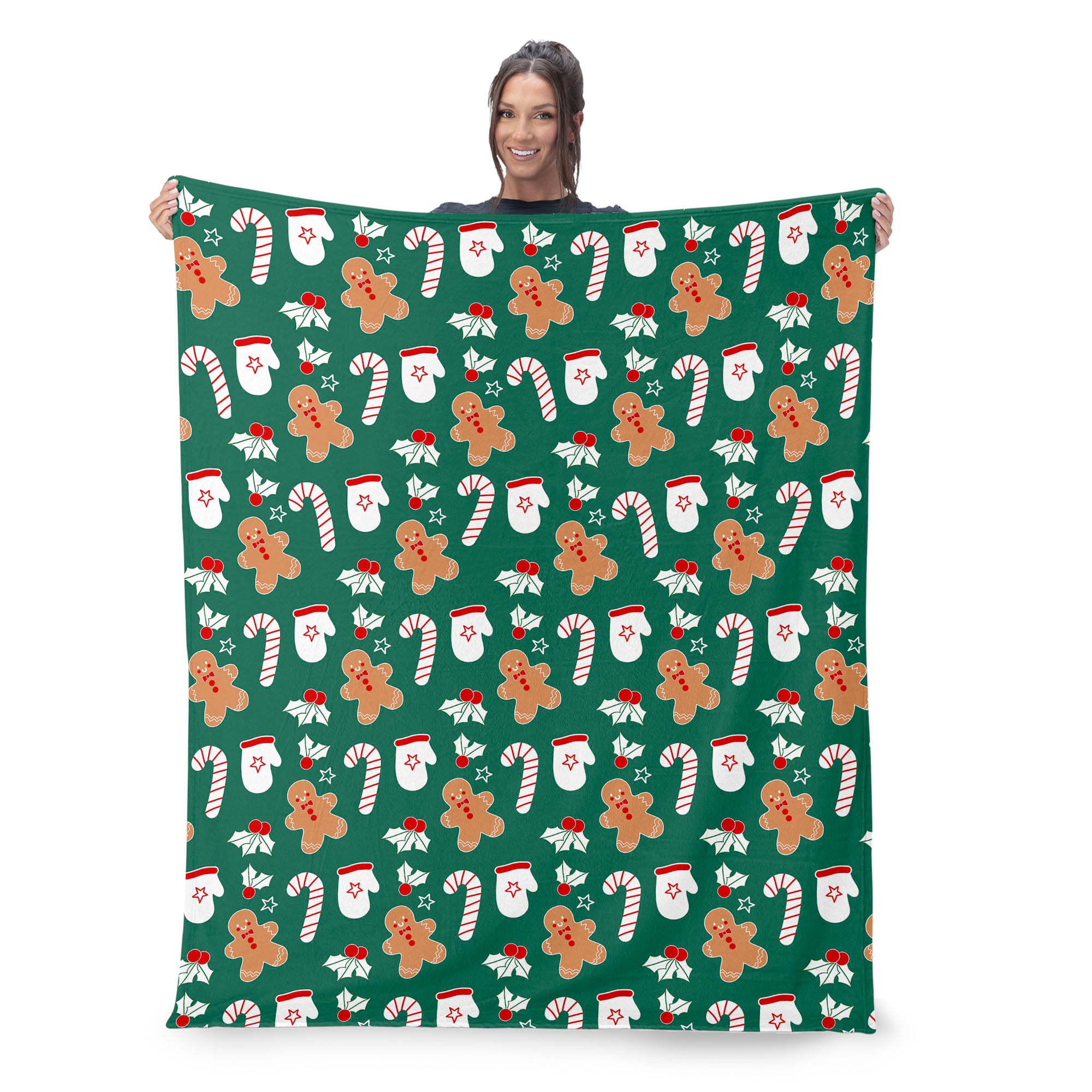 Xmas Pattern Silk Touch Throw Blanket 50X60 Inches