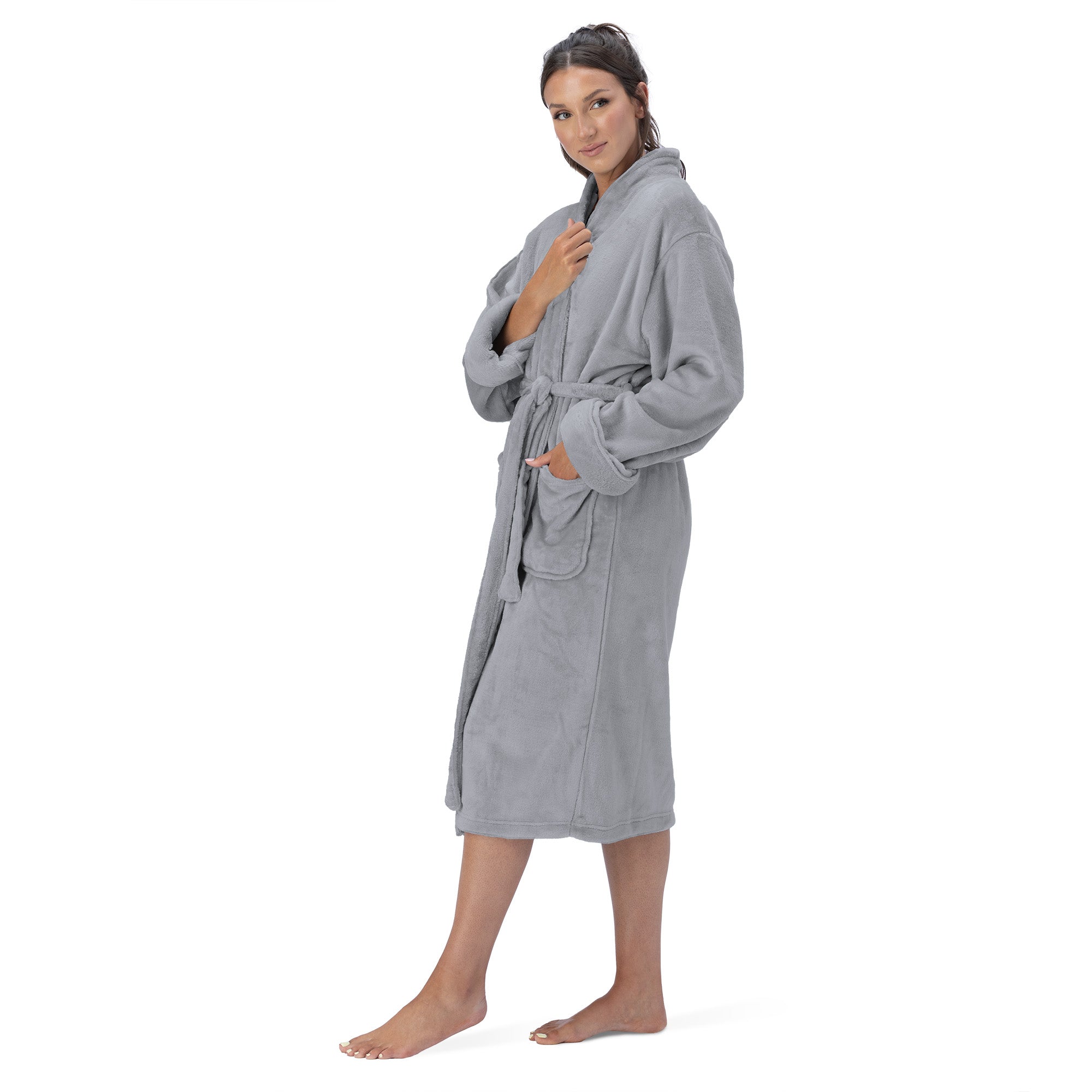 Northwest Unisex Lava Smoke Silk Touch S/M Robe 23x41 Inches