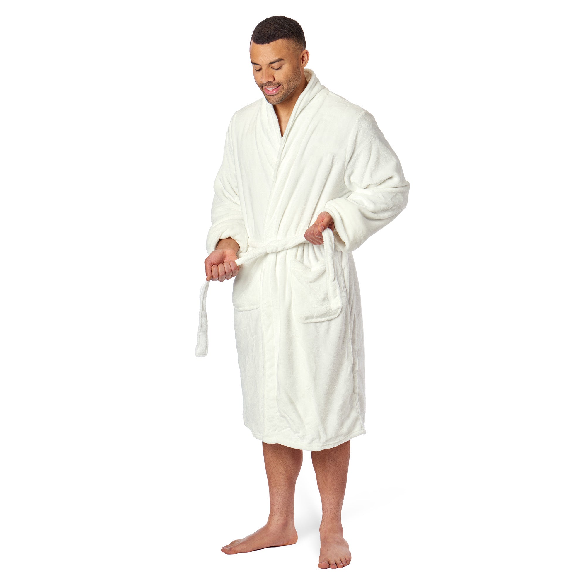 Northwest Silk Touch L/XL Robe Optical White 26x47 Inches