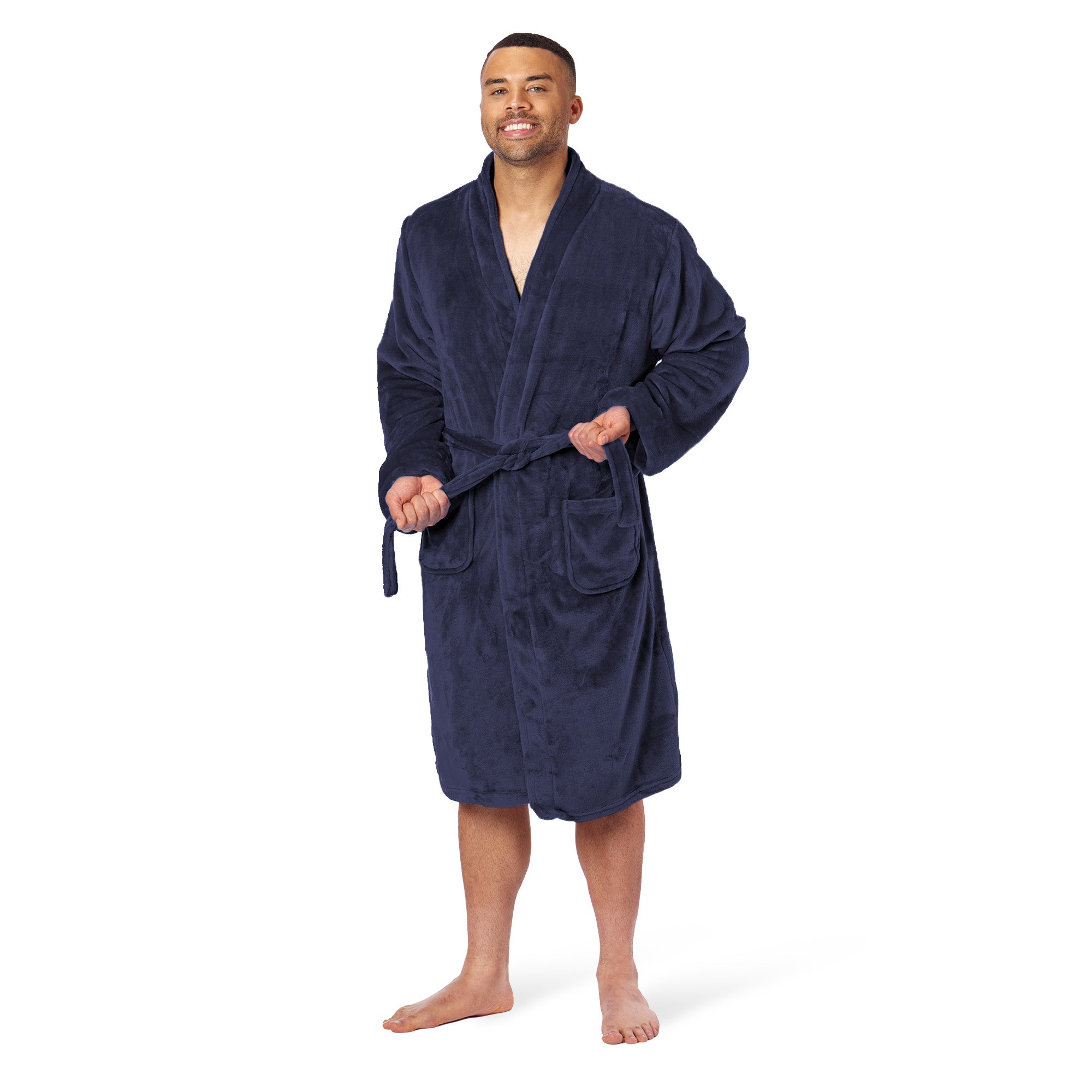 Northwest Silk Touch L/XL Robe Patriot Blue 26x47 Inches