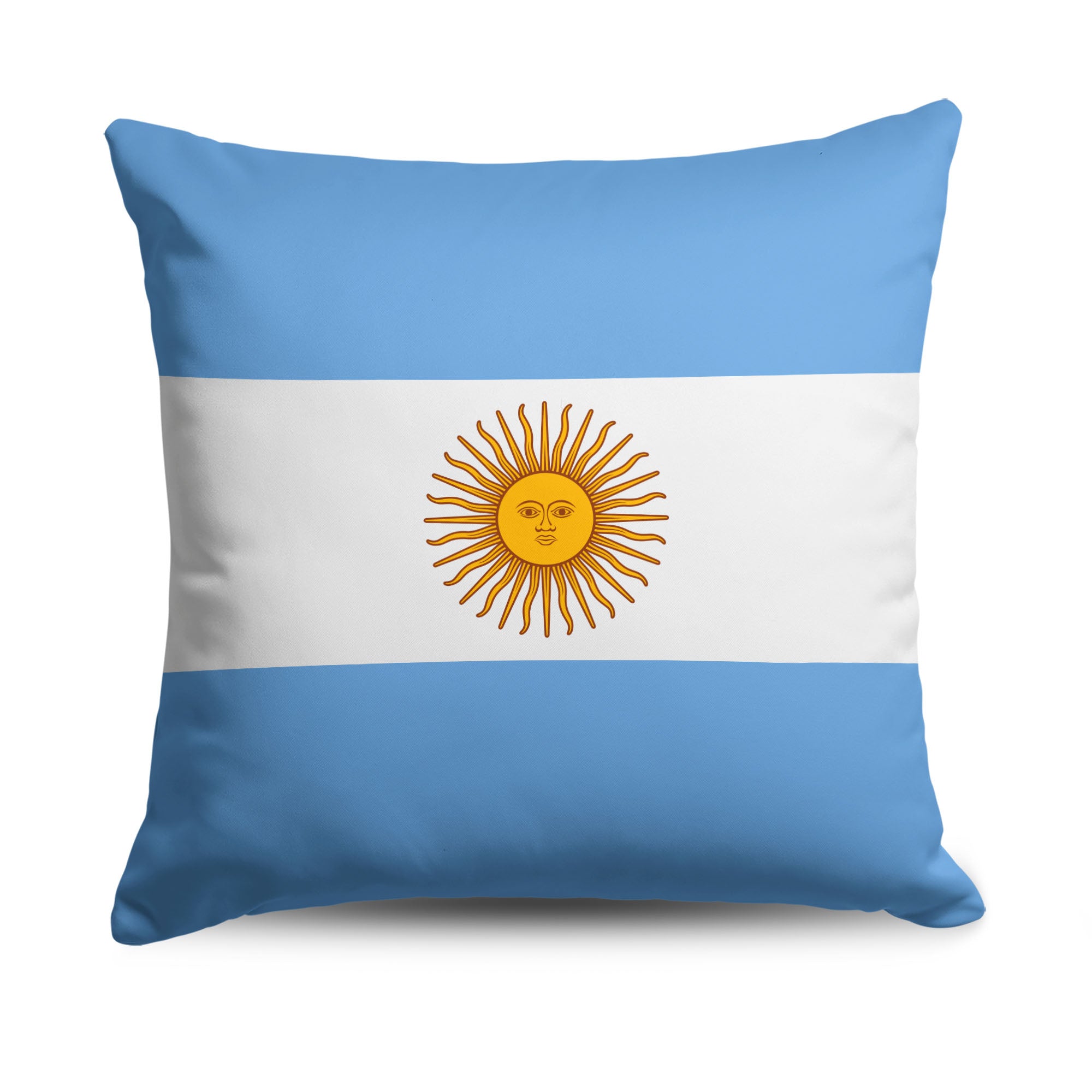 Argentina Flag Throw Pillow 18x18 inches