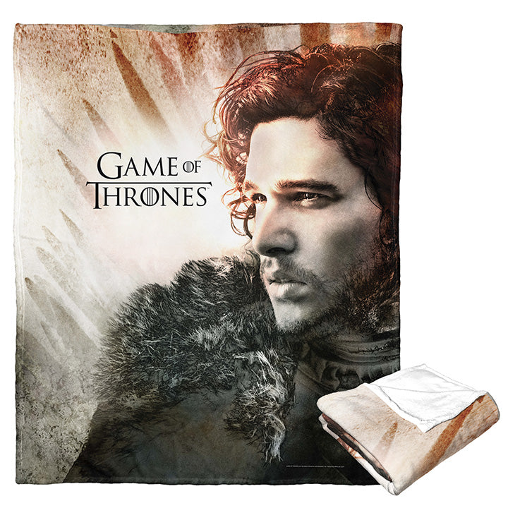 Warner Bros. Game Of Thrones Jon Season 2 Silk Touch Throw Blanket 50x60 Inches