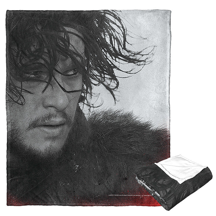 Warner Bros. Game Of Thrones Jon Season 4 Silk Touch Throw Blanket 50x60 Inches